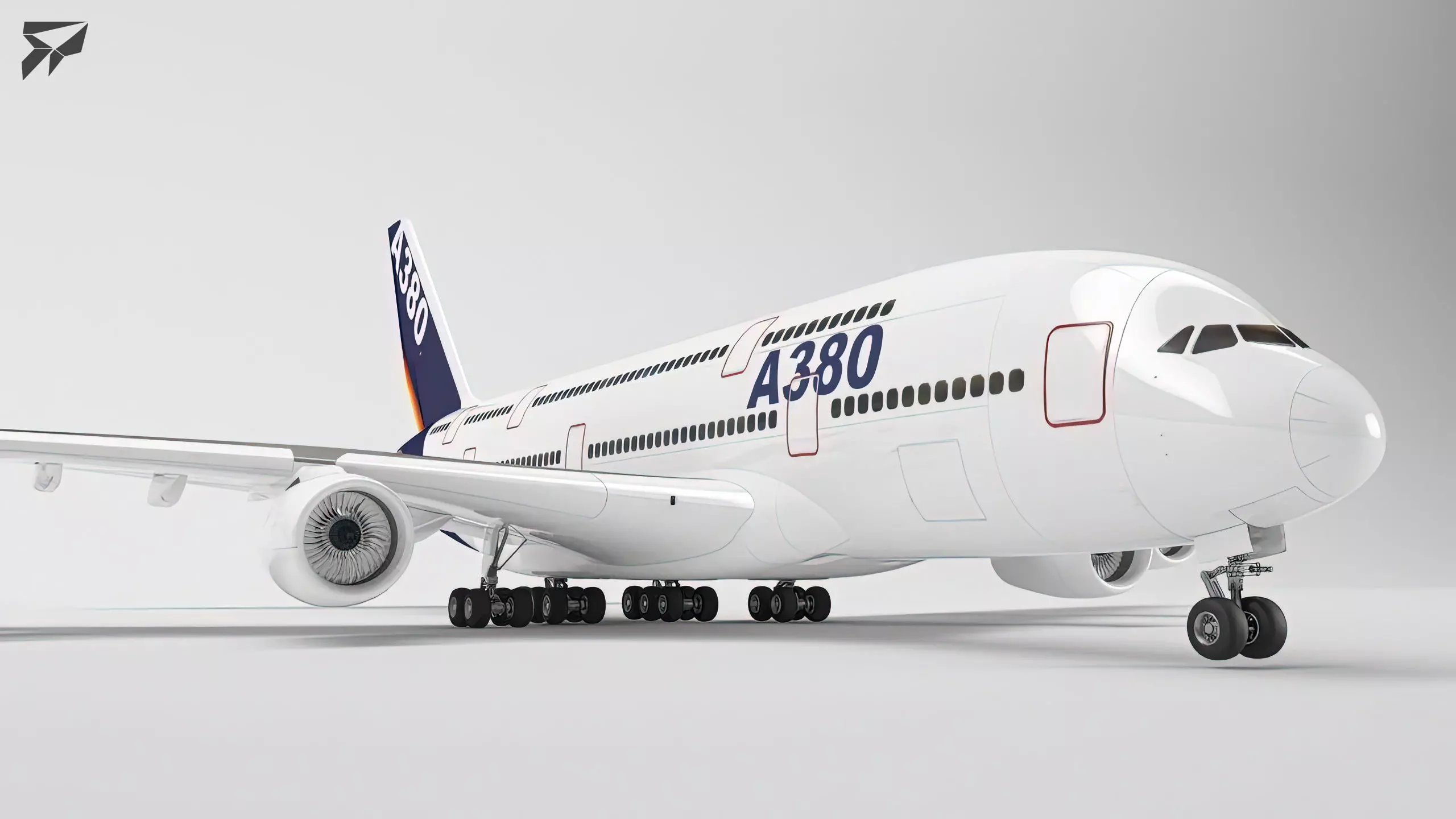 Airbus A380 3D model