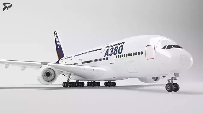 Airbus A380  3D model