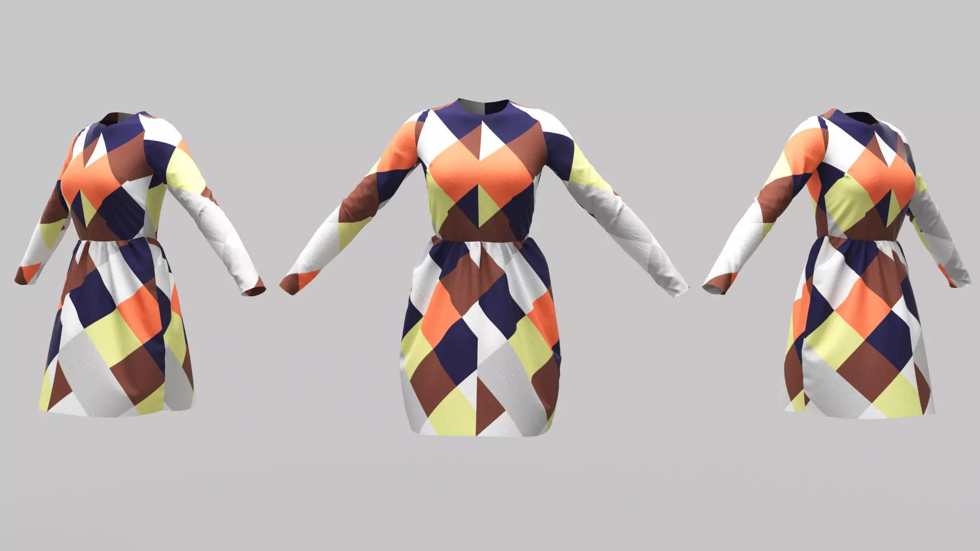 Female Clothing 01 3D model_0