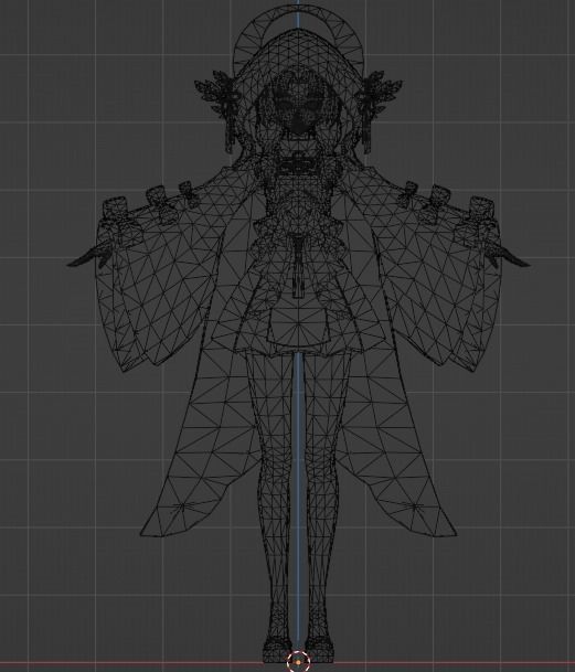 Anime Girl Character 3D model_23