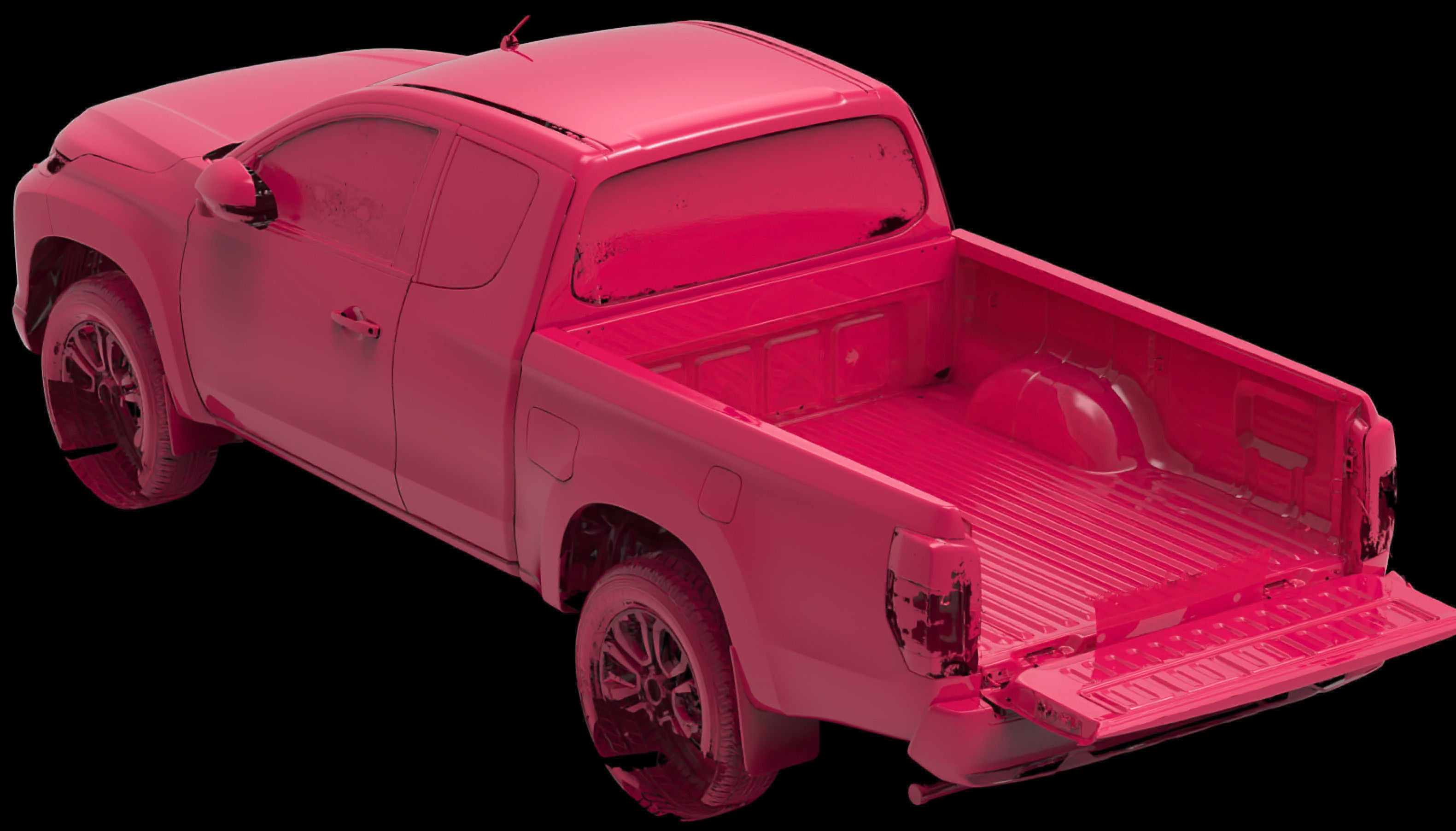 Mitsubishi Triton L200 CC series Native Exterior 3D Scan 2019 3D model_3