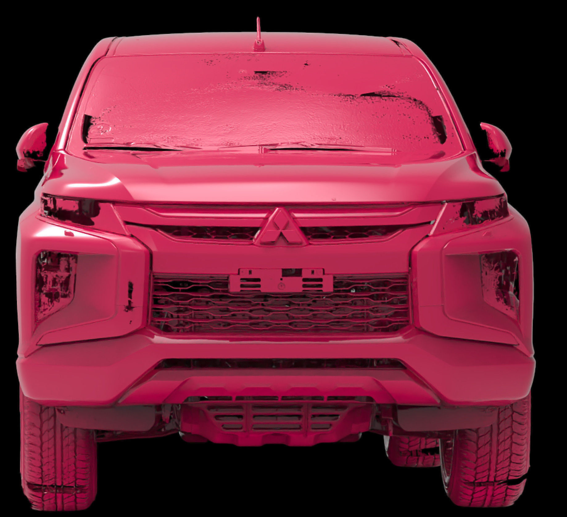 Mitsubishi Triton L200 CC series Native Exterior 3D Scan 2019 3D model_2