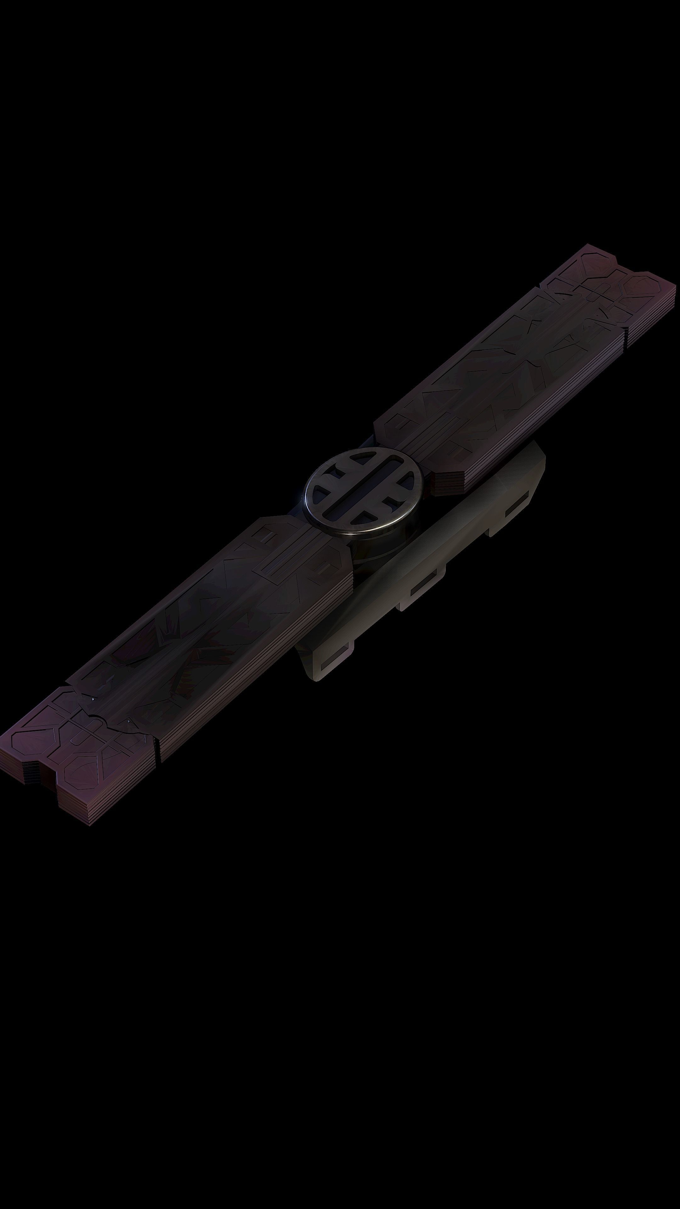 Feral Shield from Prey  3D print model_1