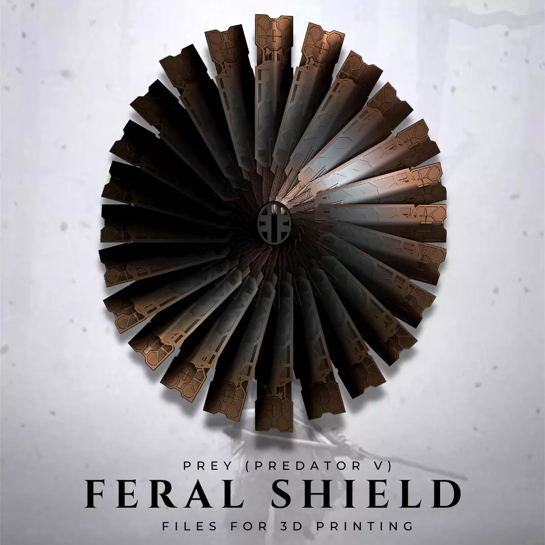 Feral Shield from Prey  3D print model_0