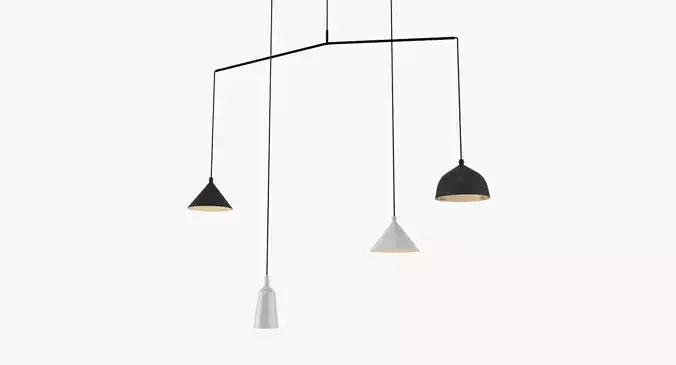 Contemporary Hanging Pendant Lamp