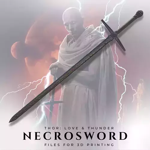 Necrosword from Thor Love and Thunder 3D print model