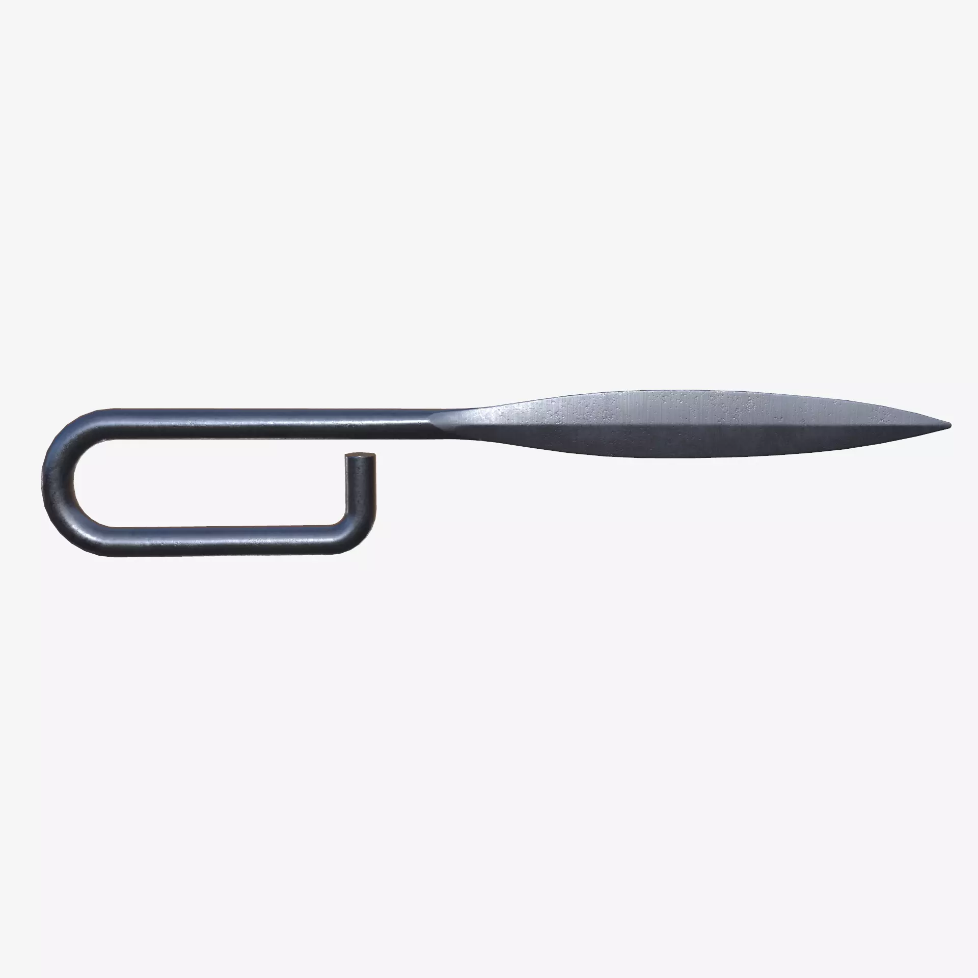 French Nail Trench Knife Original Version Low-poly 3D model