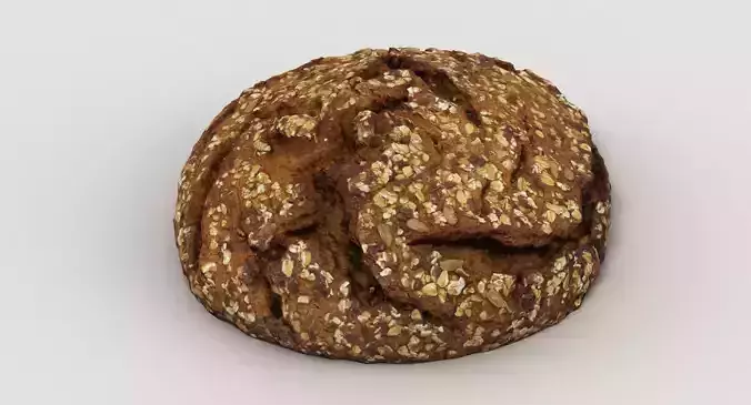 Baked Bread Loaf 005