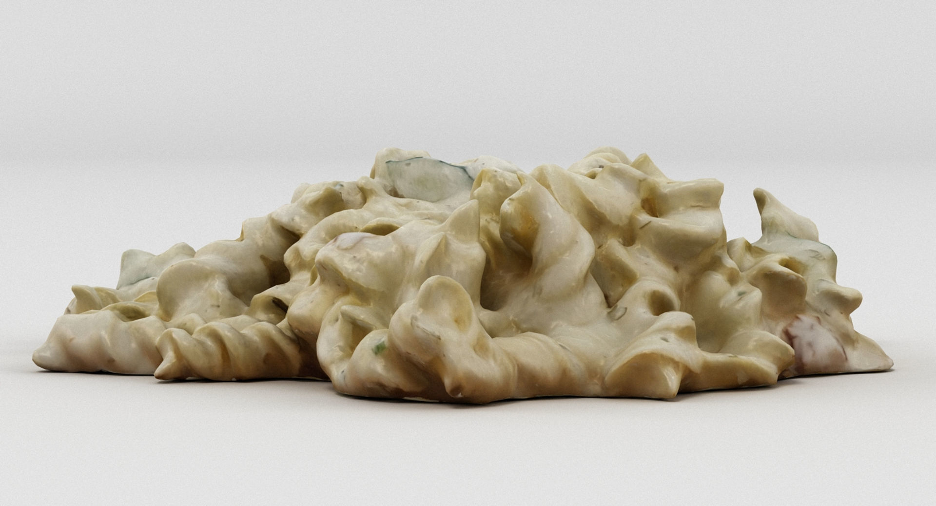 Pasta In Creamy Sauce 3D model_6