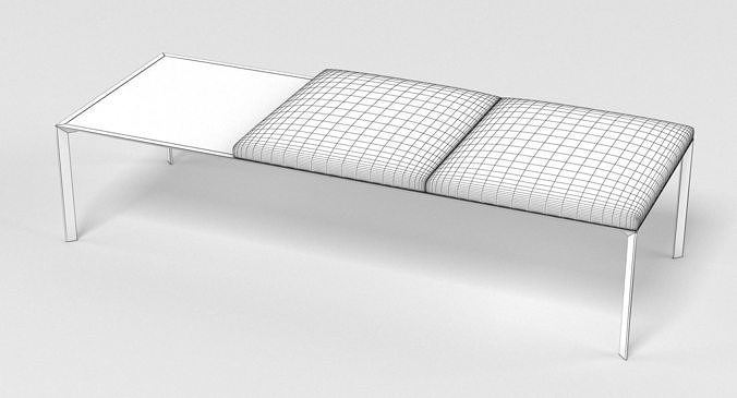 Lapalma Add Bench 3D model 2