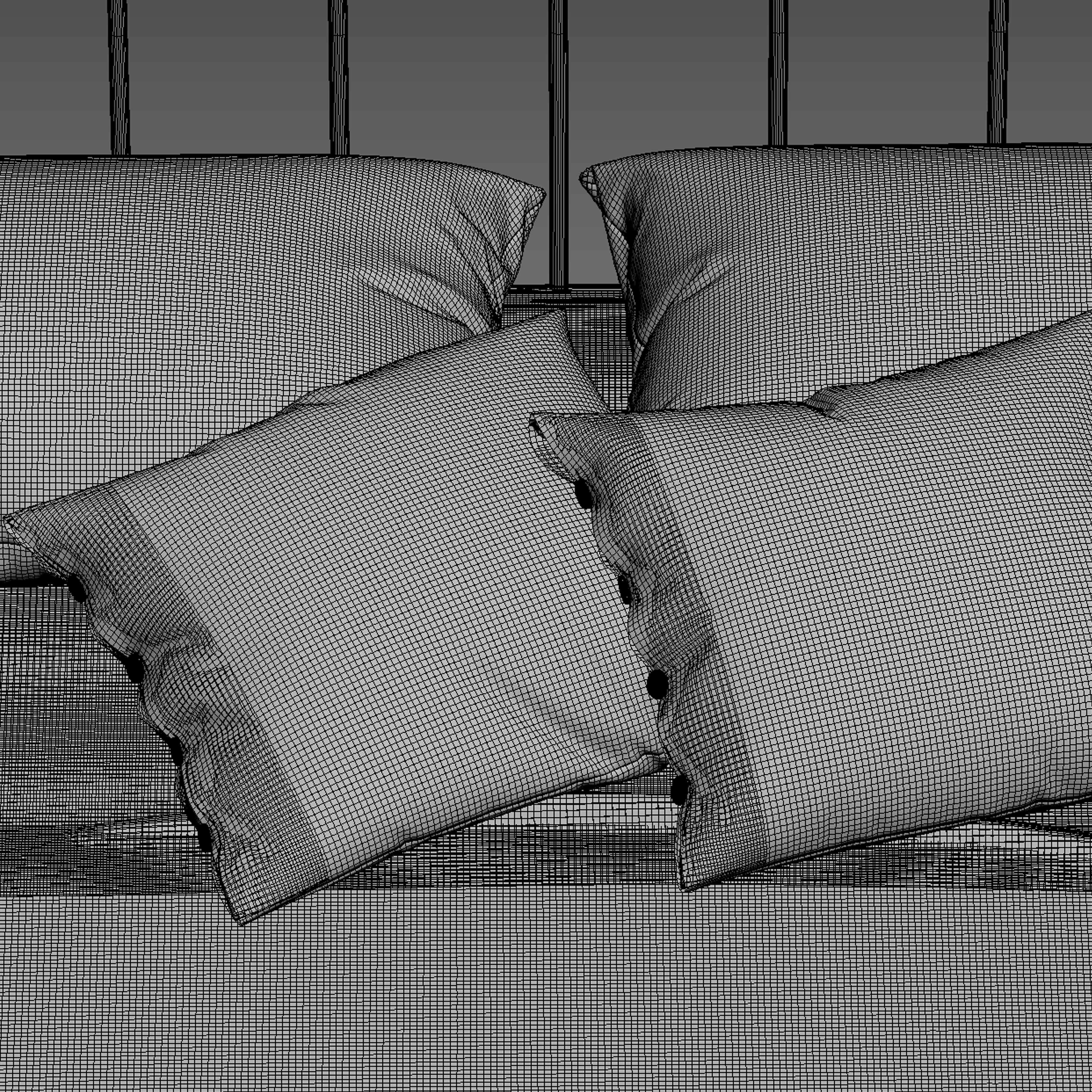 Cantori Inglese bed 3D model_6