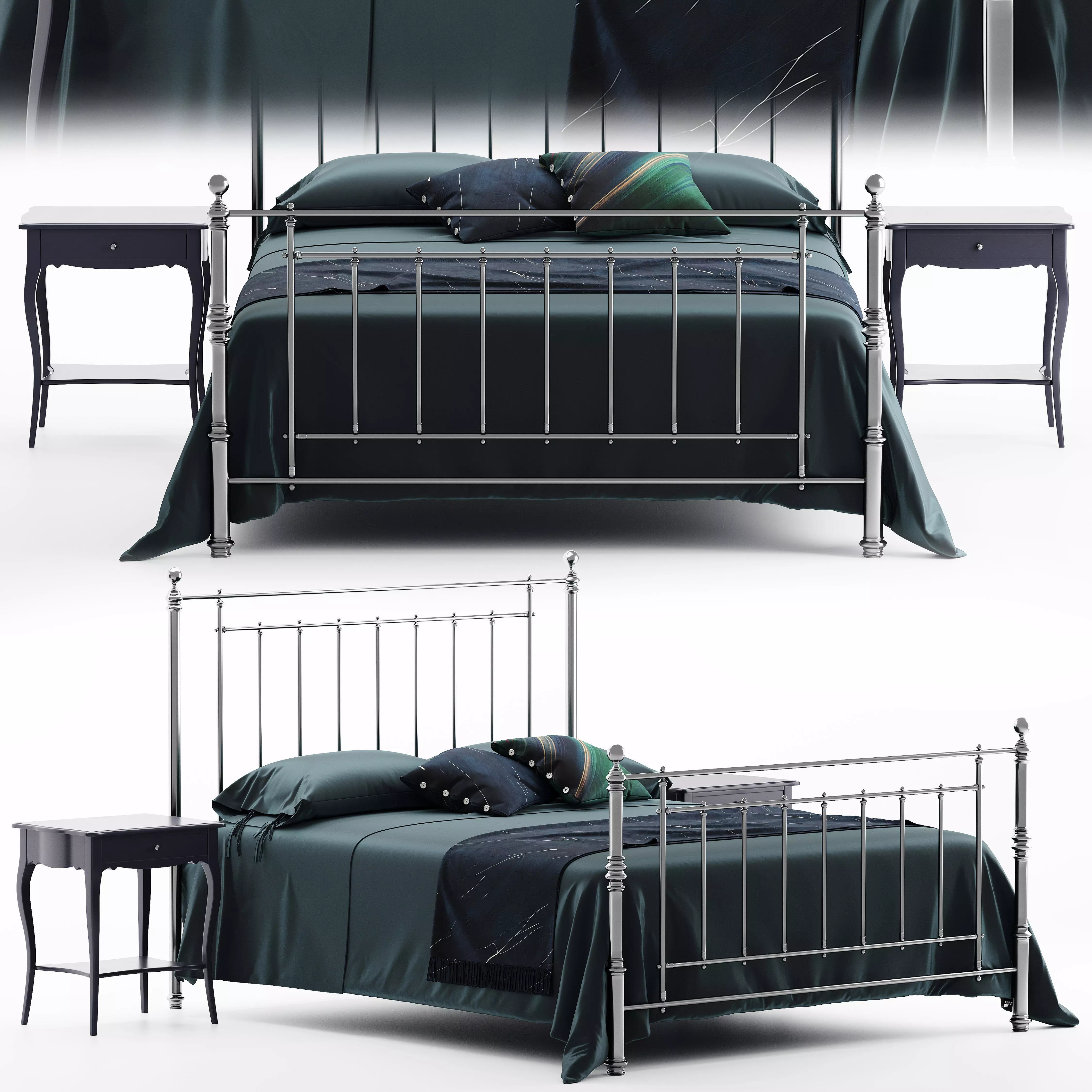 Cantori Inglese bed 3D model_0