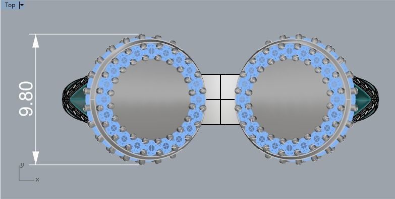 Ring With Enamel 580 3D print model_4