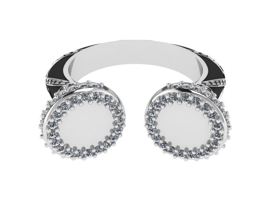 Ring With Enamel 580 3D print model_3