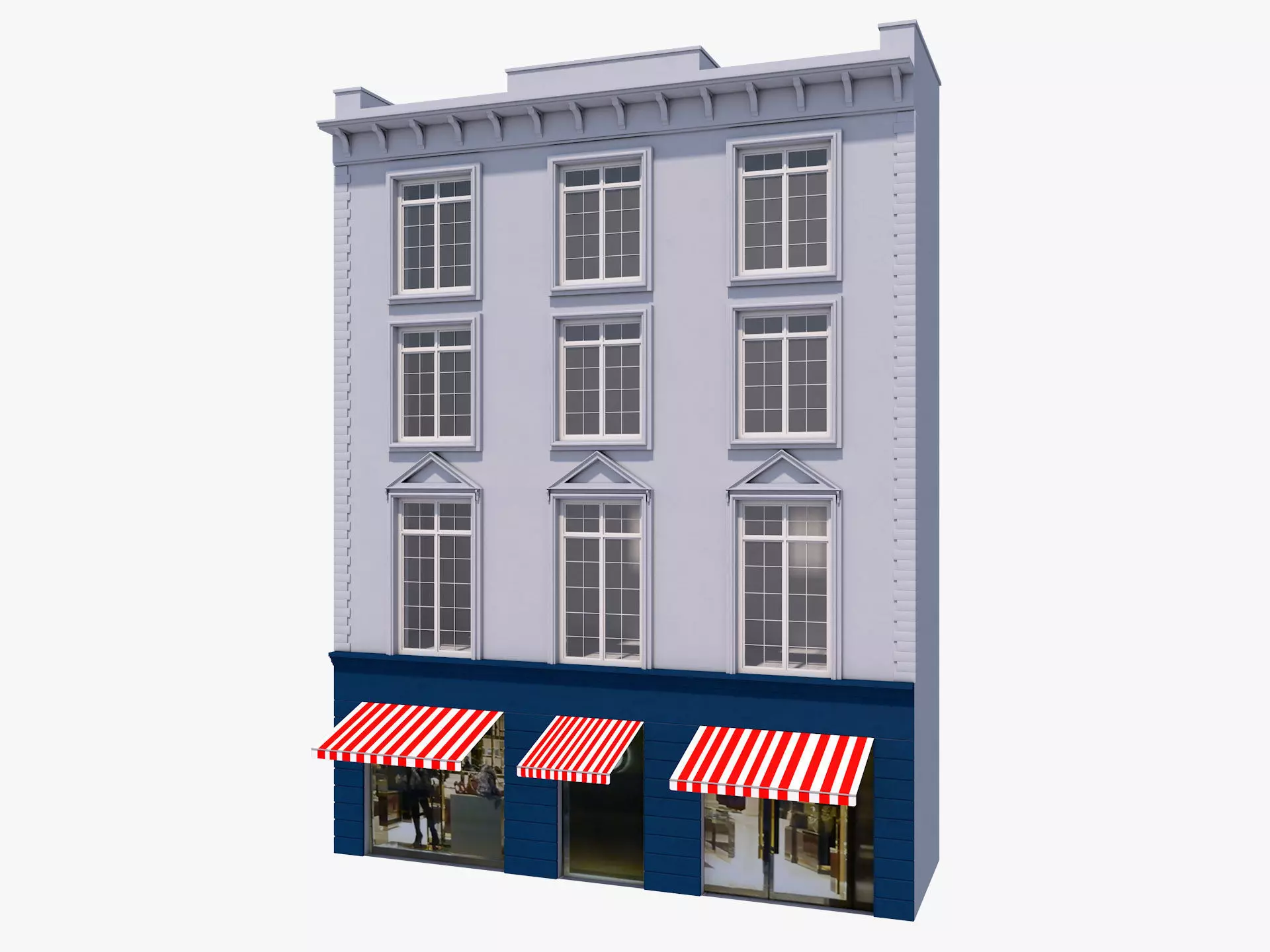 European building 6 3D model_0