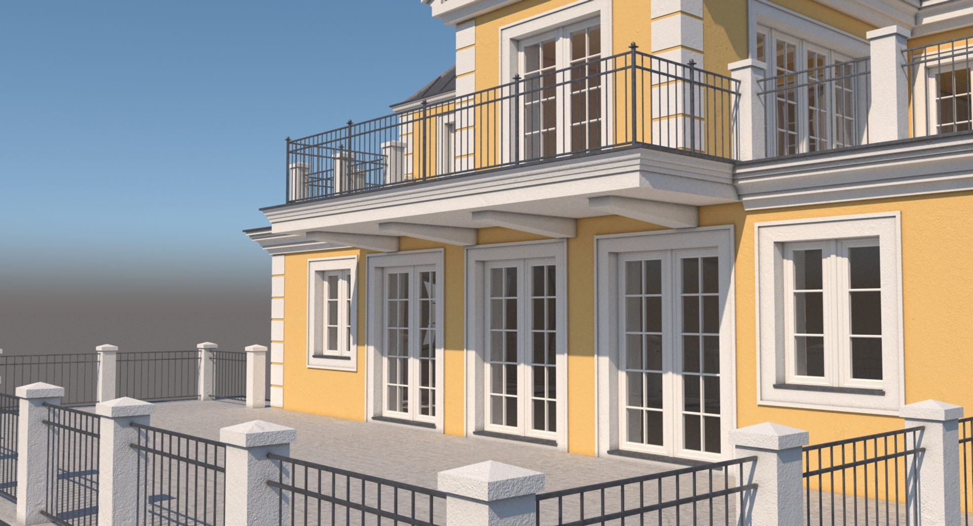 Mansion House 3D model_1