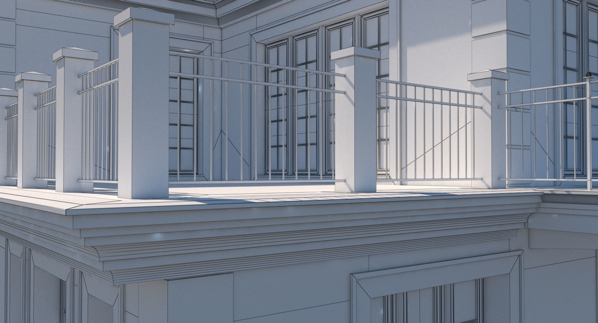 Mansion House 3D model_12