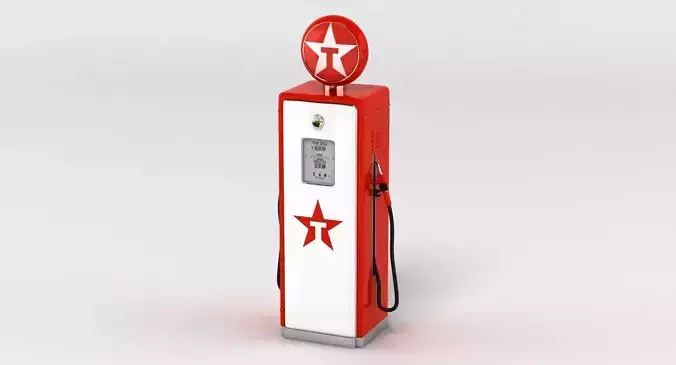 Retro Gas Station Pump 02