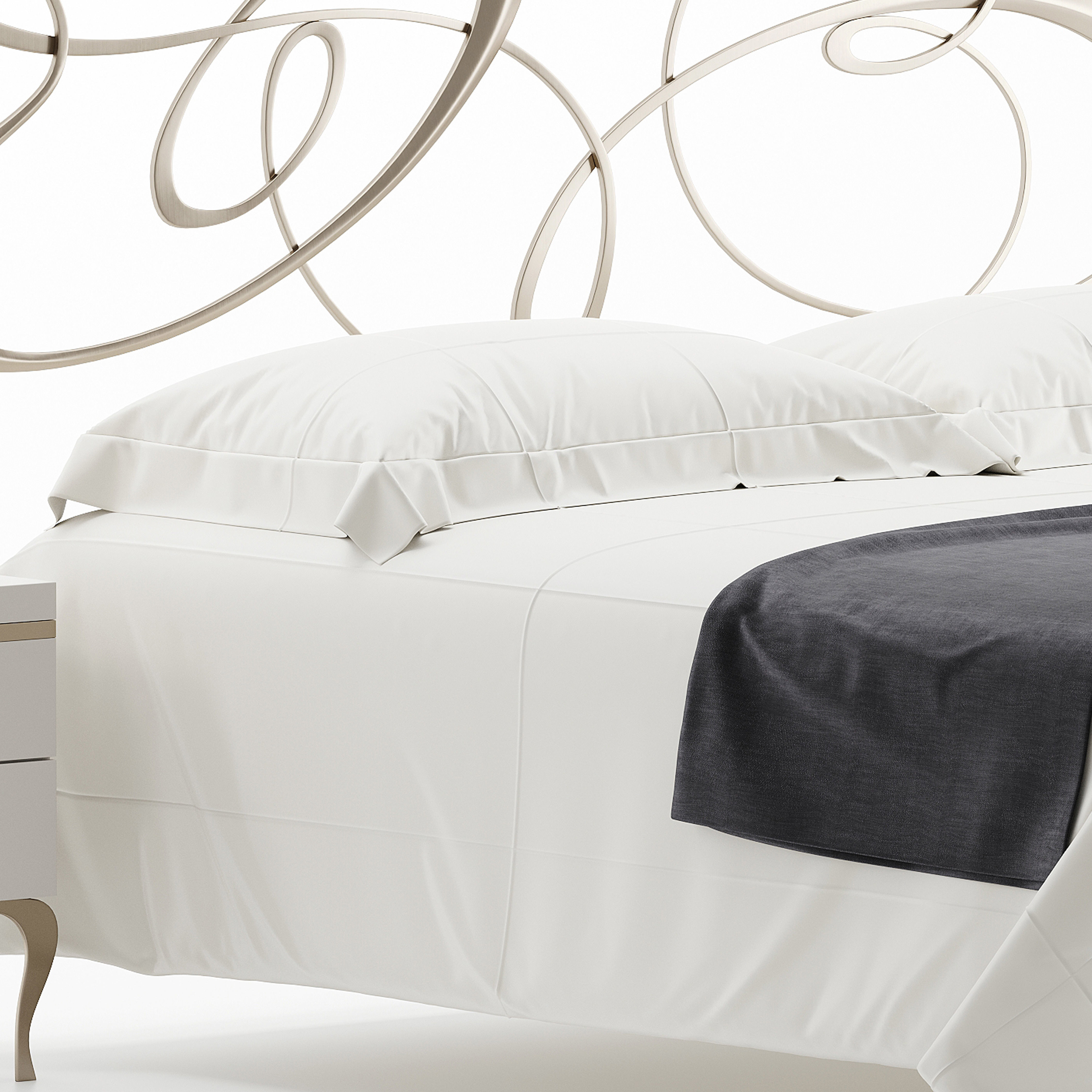 Cantori Ghirigori bed 3D model_6