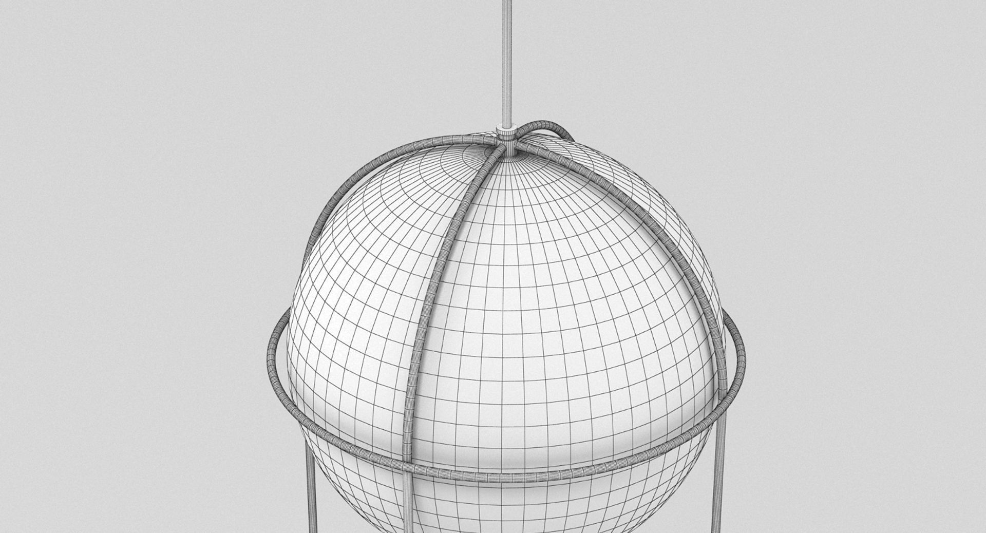 Orbit Hanging Ball Pendant Light 3D model_8