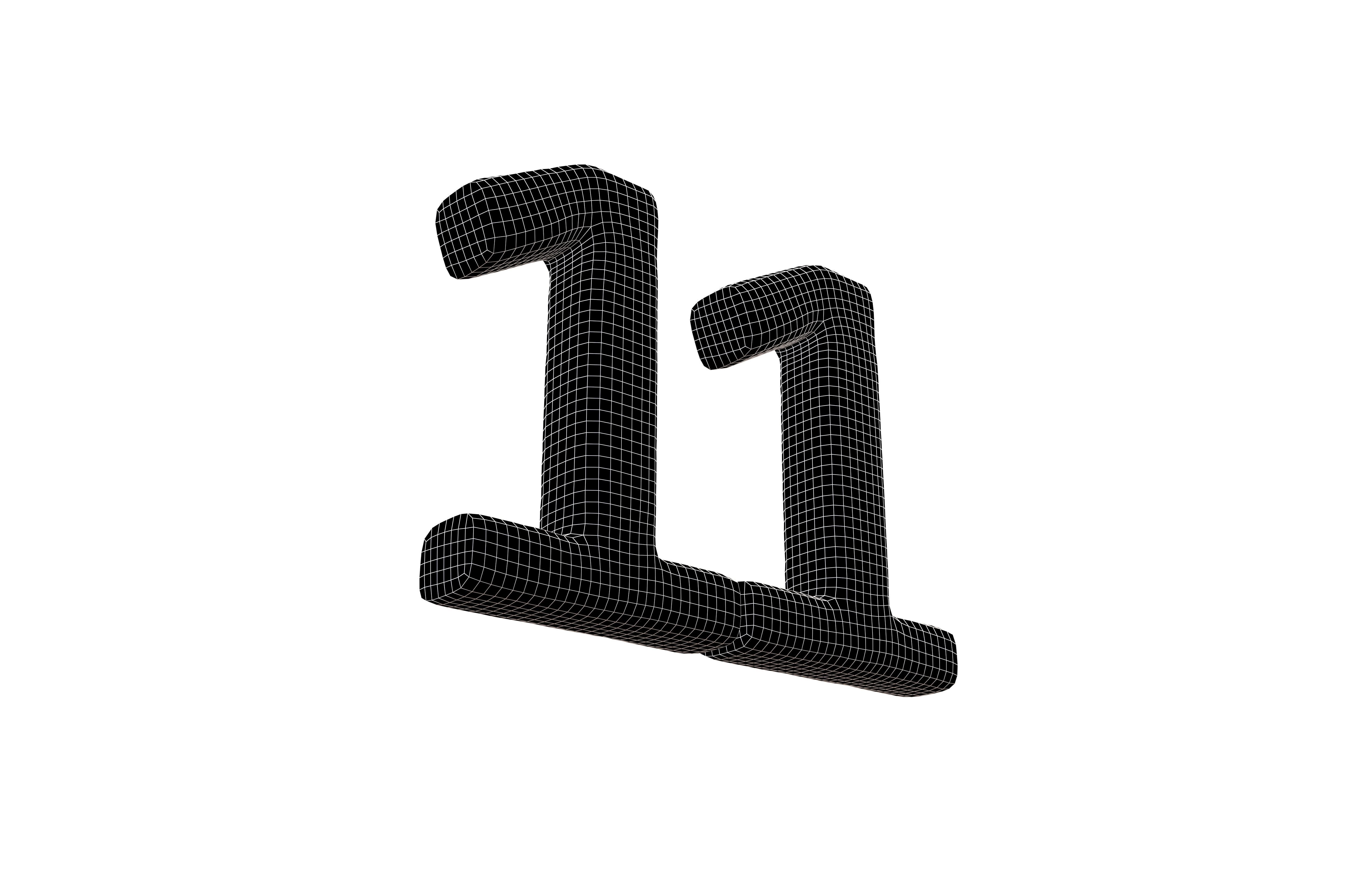 Grass Date Number 11 v2 001 Low-poly 3D model_7