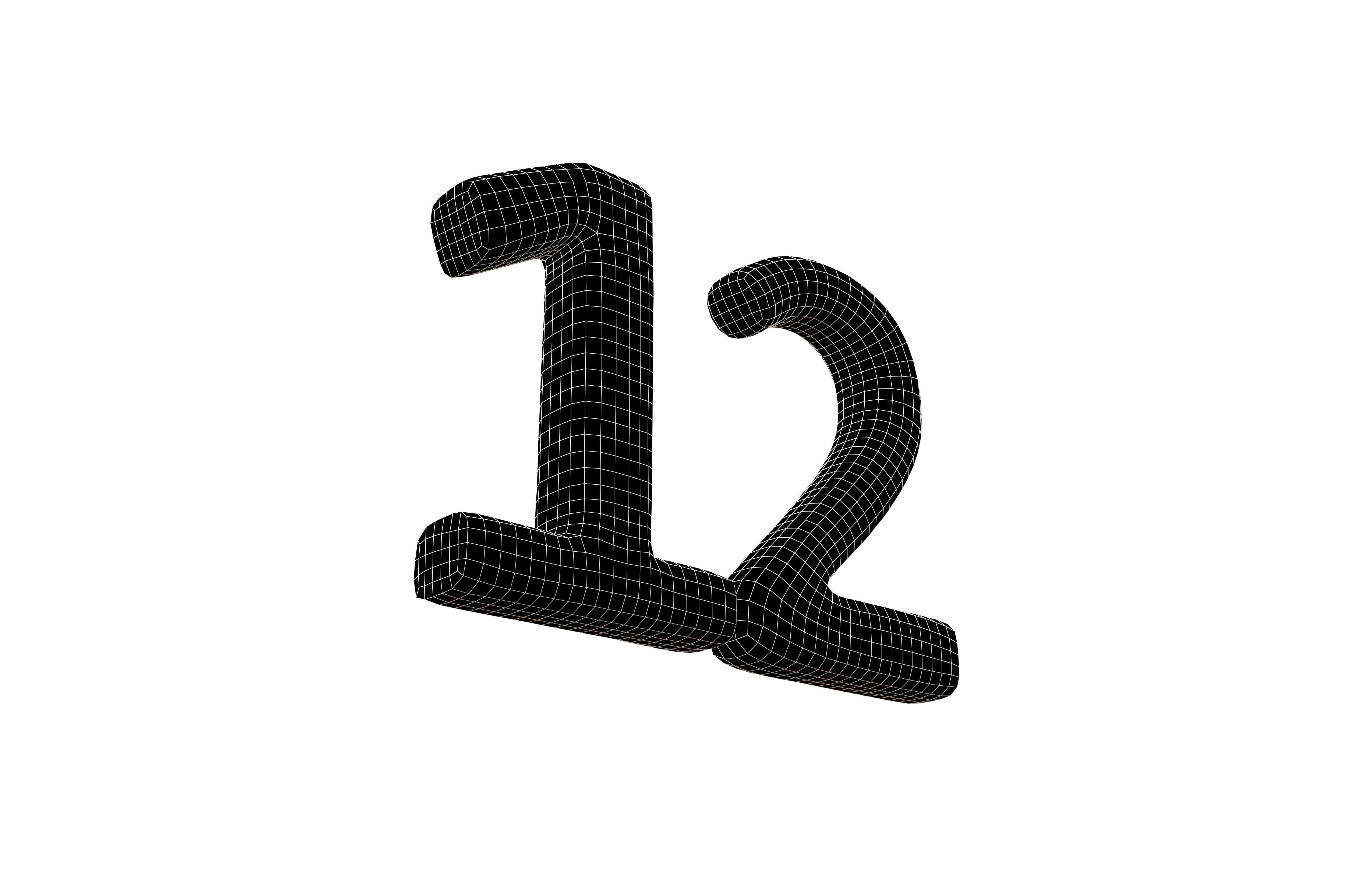 Grass Date Number 12 v2 001 Low-poly 3D model_7