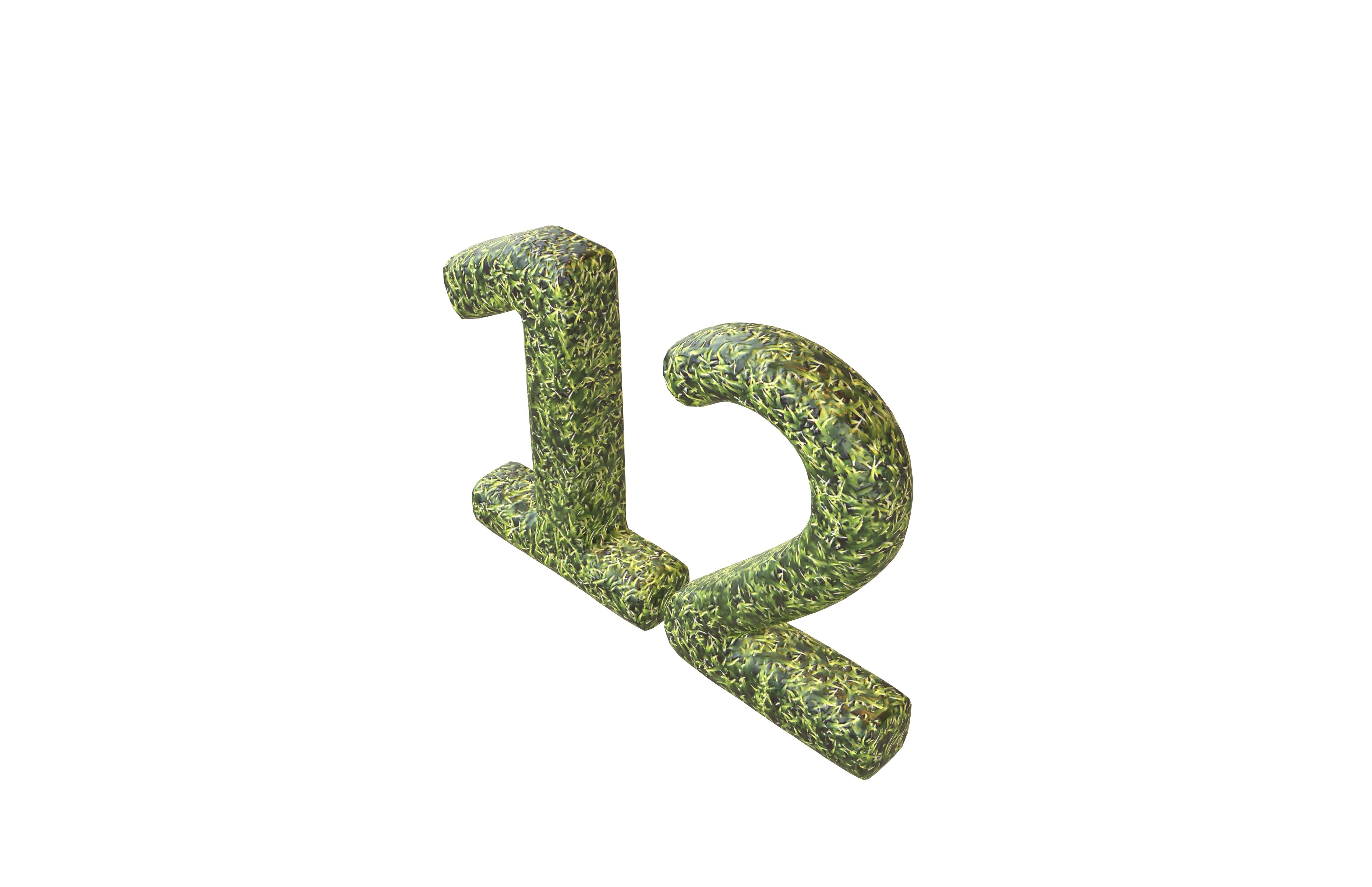 Grass Date Number 12 v2 001 Low-poly 3D model_2