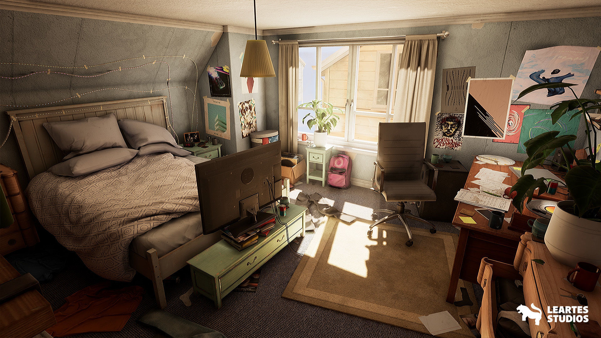 Wills Room Low-poly 3D model_6