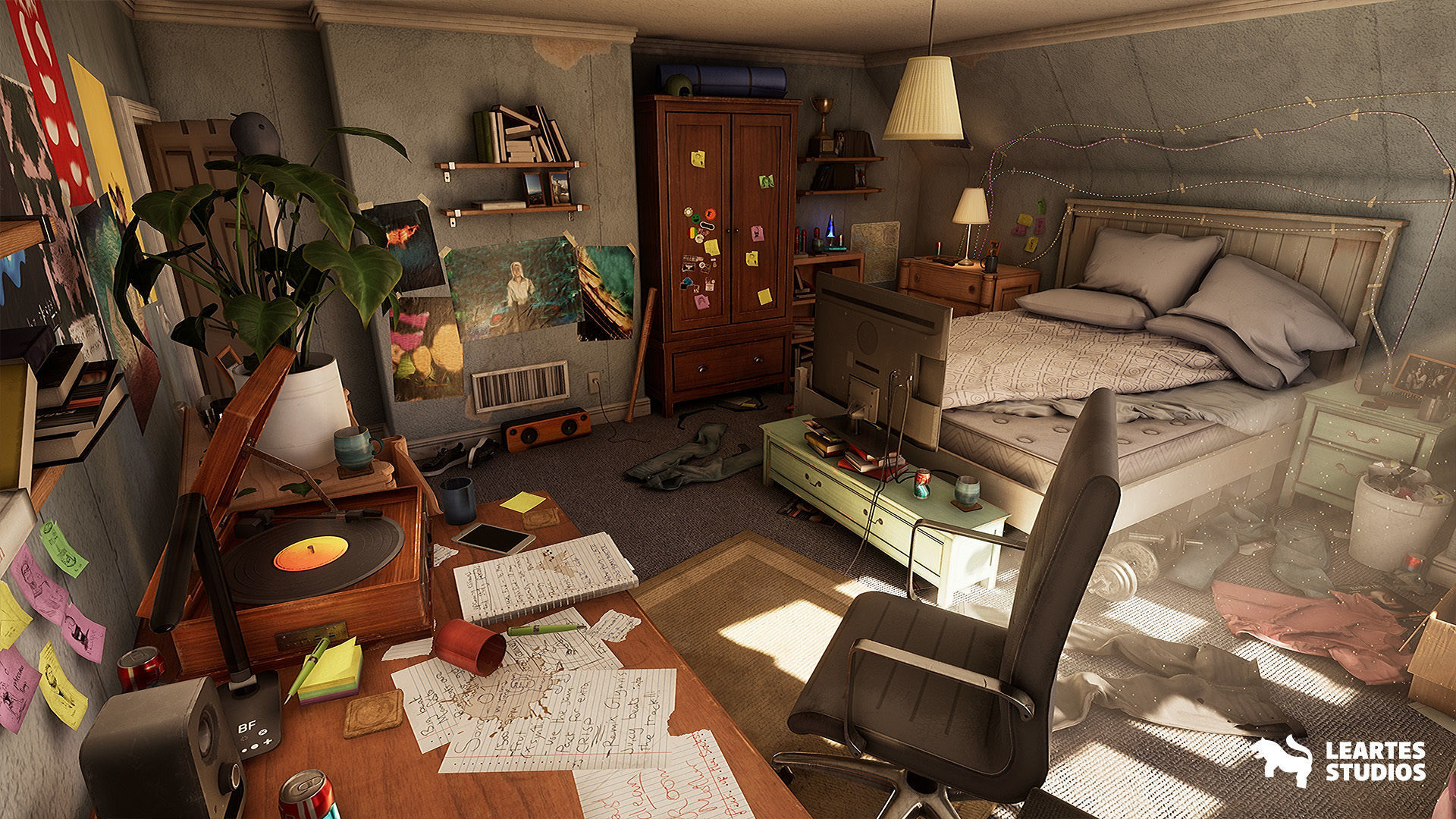 Wills Room Low-poly 3D model_2