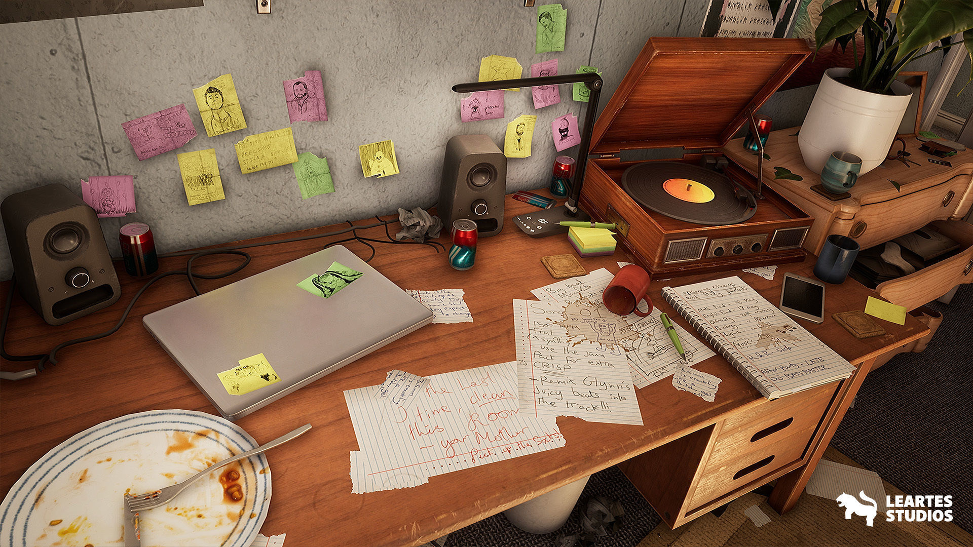 Wills Room Low-poly 3D model_3