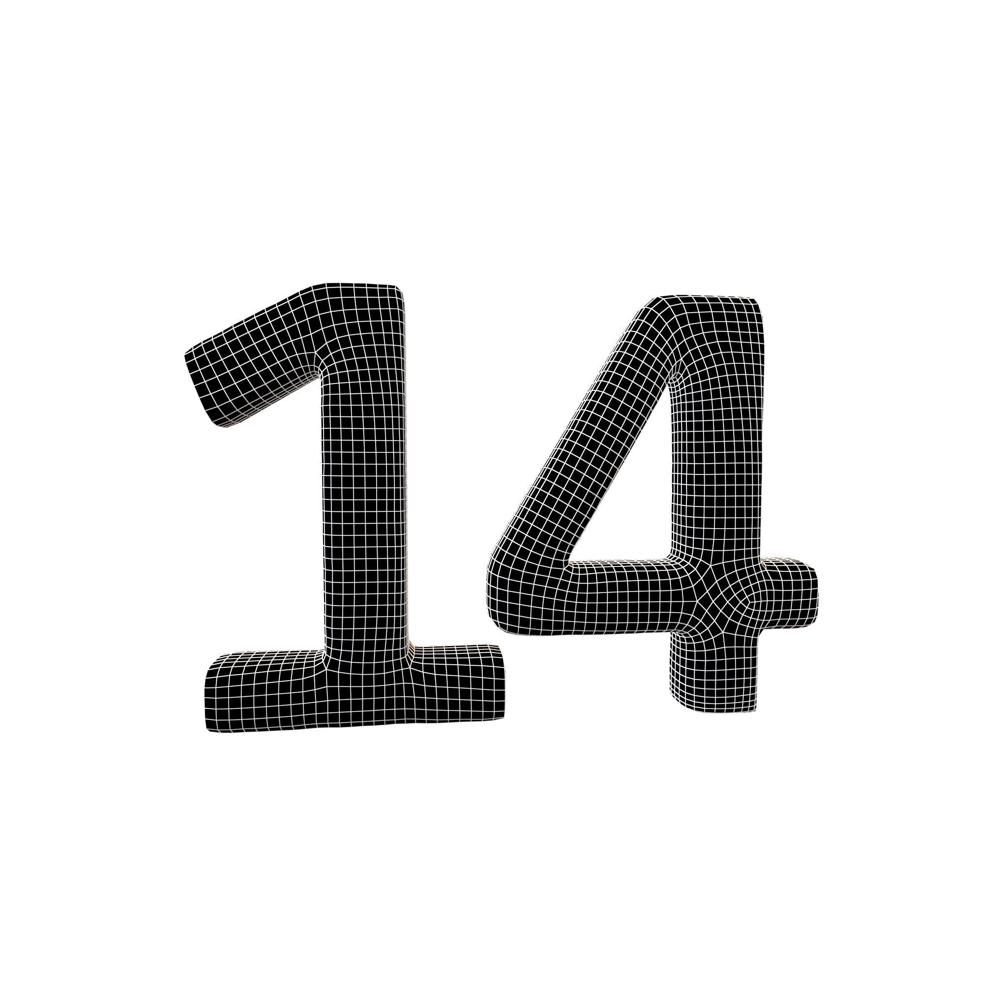 Grass Date Number 14 v2 001 Low-poly 3D model_4