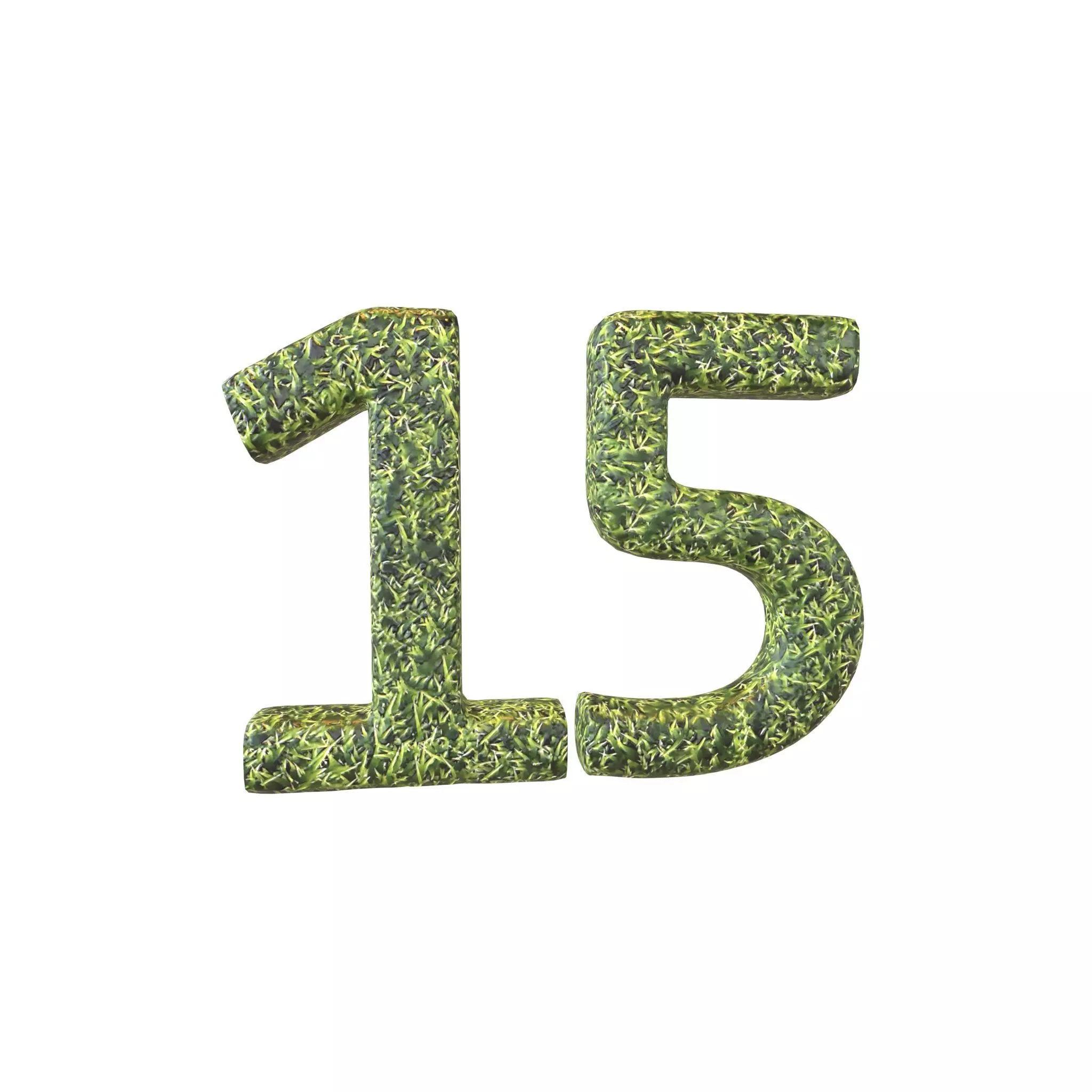 Grass Date Number 15 v2 001 Low-poly 3D model_0