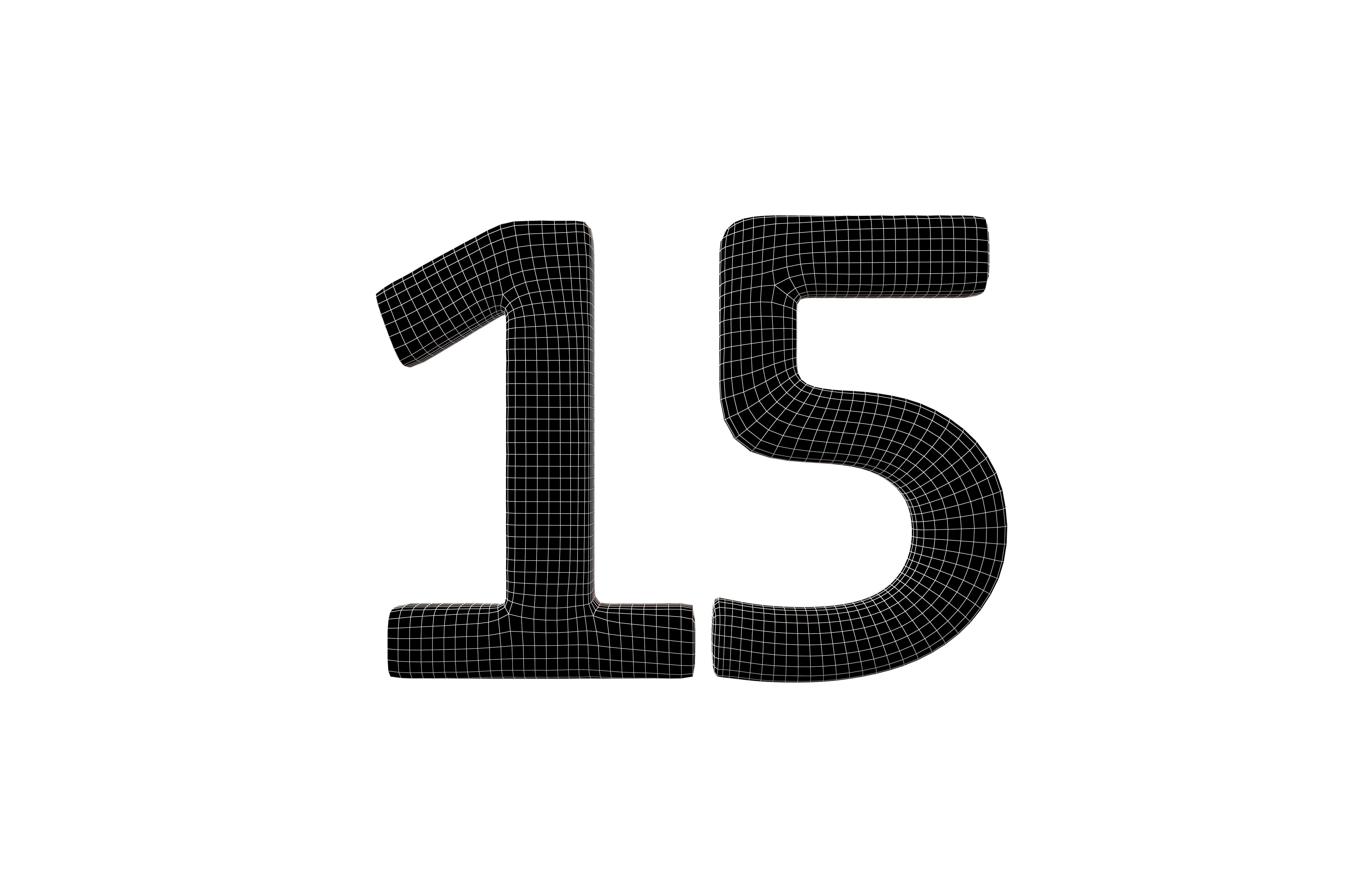 Grass Date Number 15 v2 001 Low-poly 3D model_5