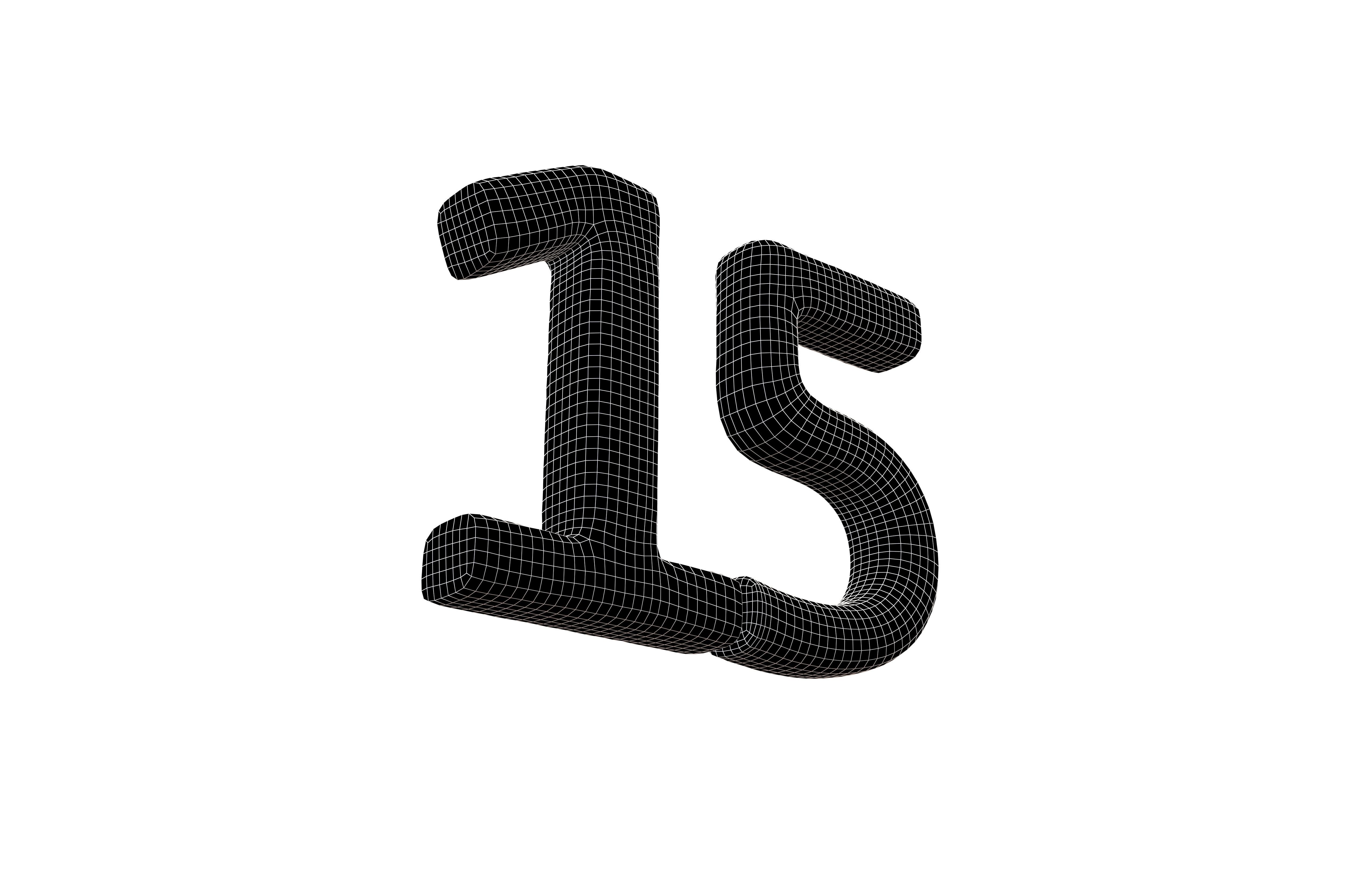 Grass Date Number 15 v2 001 Low-poly 3D model_6