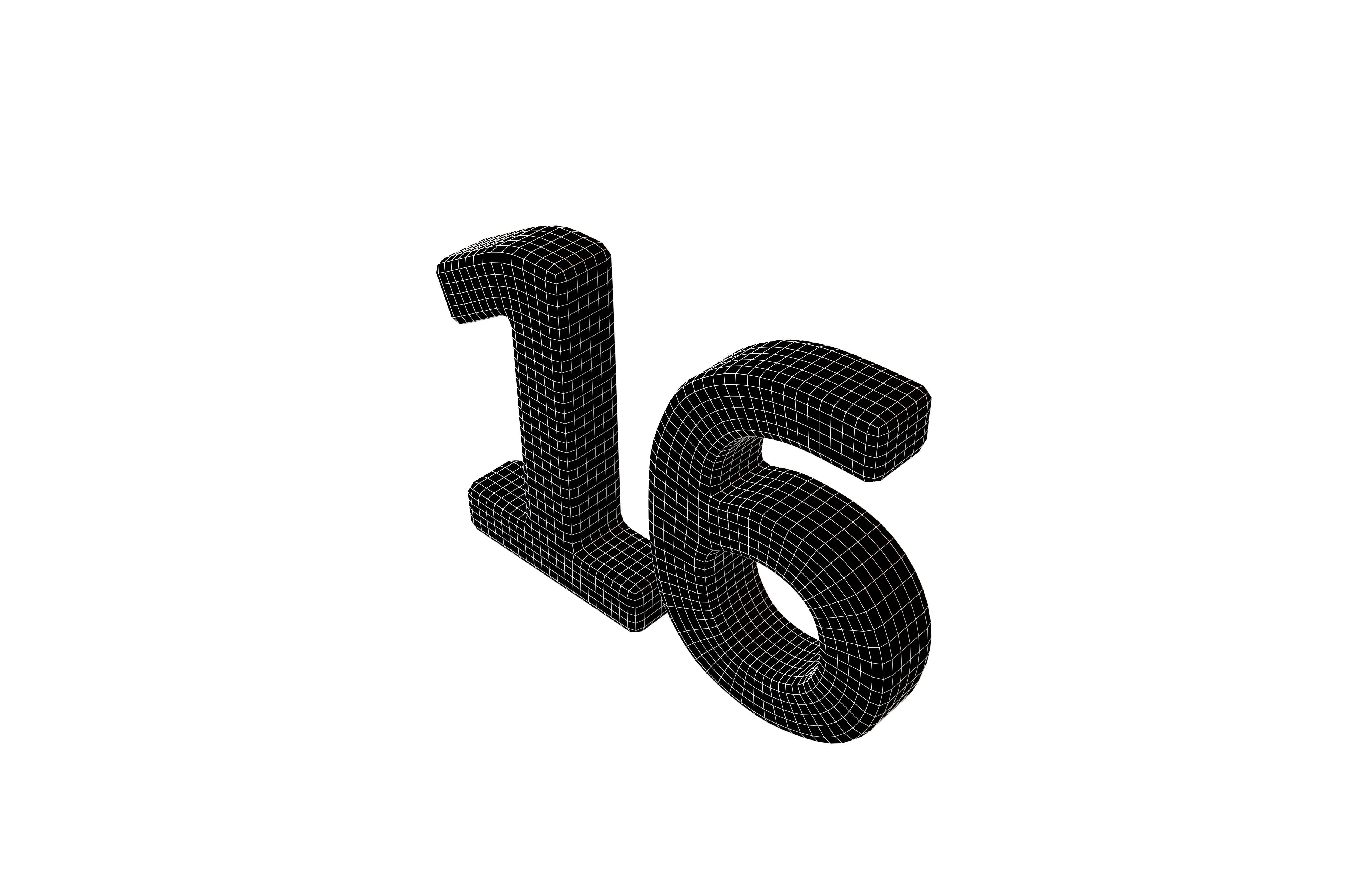 Grass Date Number 16 v2 001 Low-poly 3D model_4