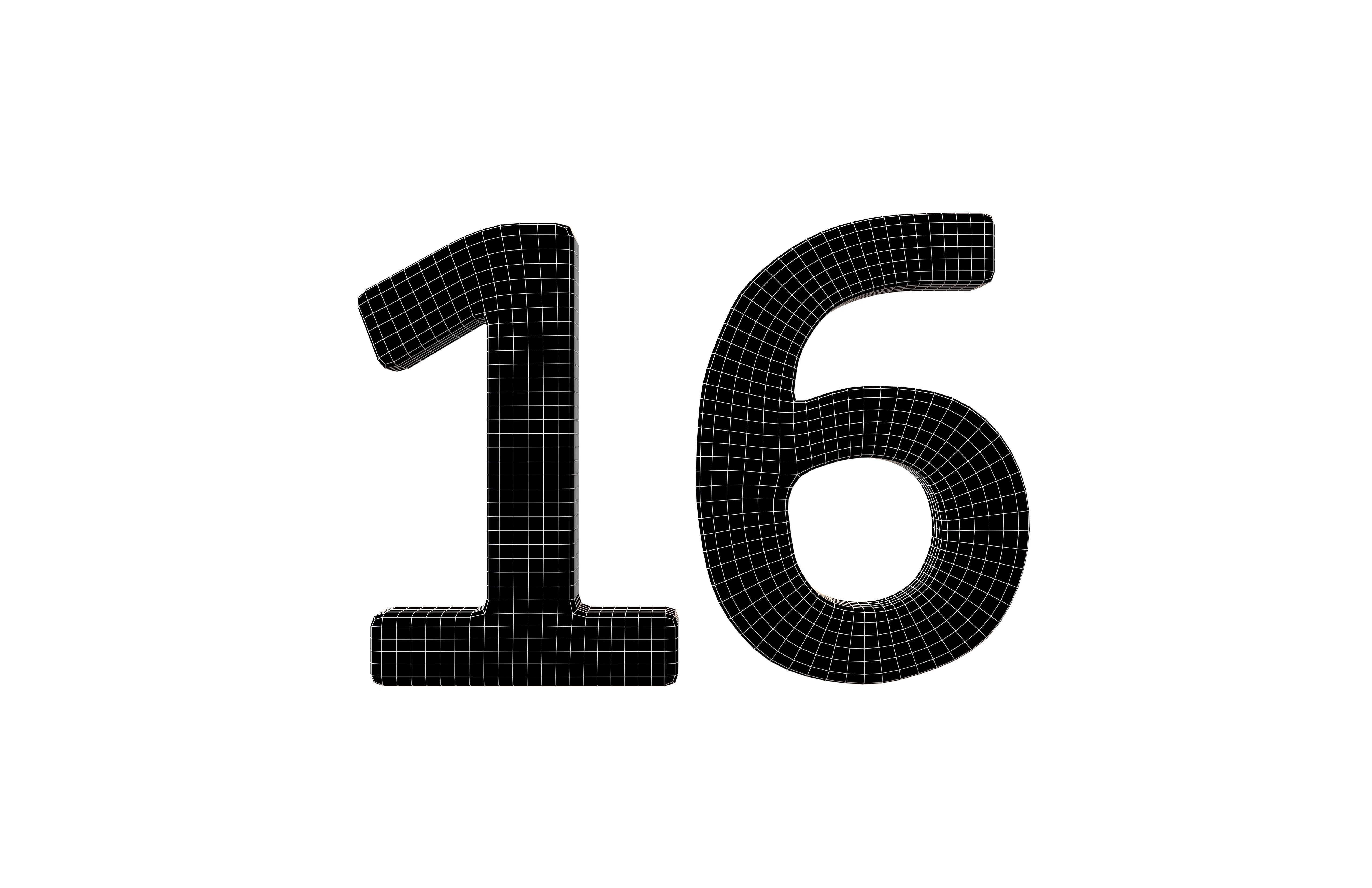 Grass Date Number 16 v2 001 Low-poly 3D model_6