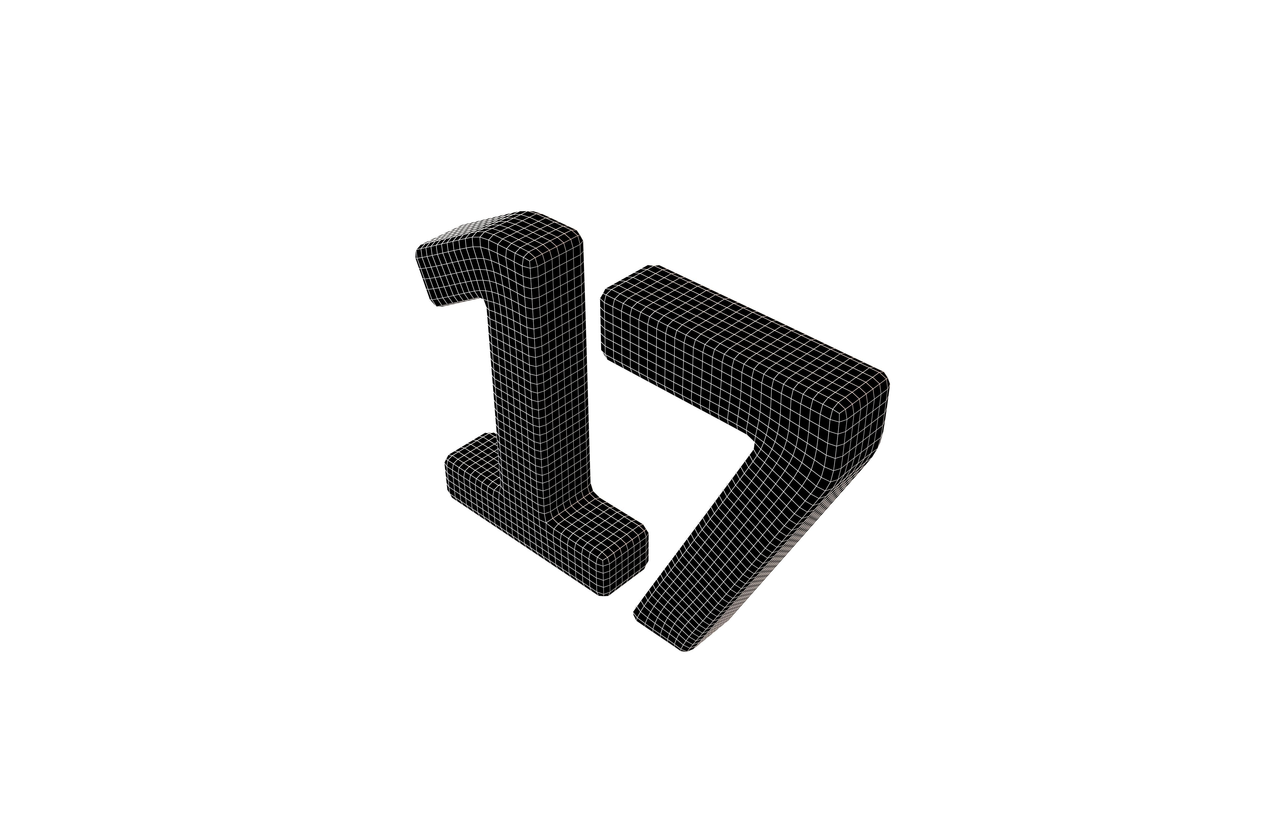 Grass Date Number 17 v2 001 Low-poly 3D model_7