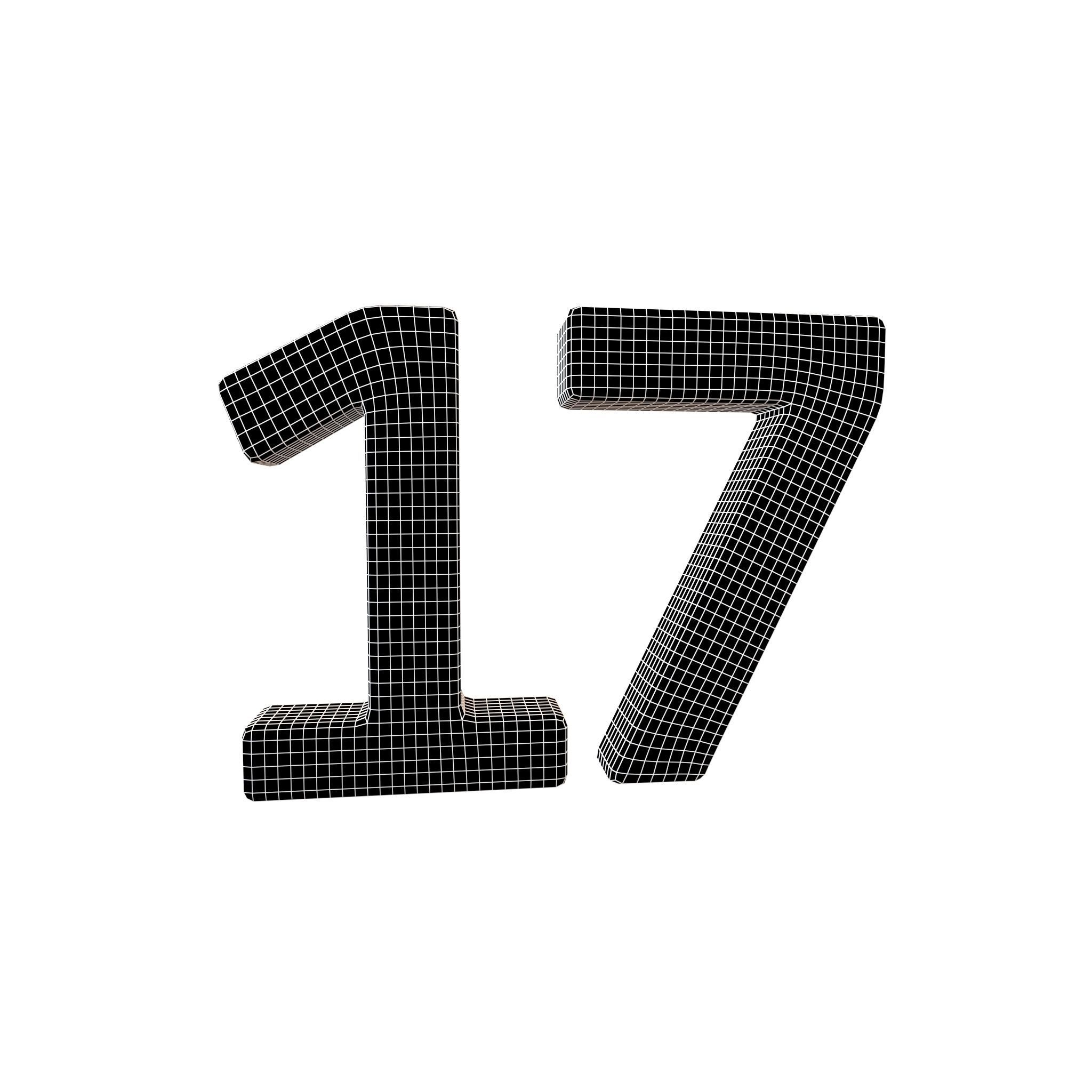 Grass Date Number 17 v2 001 Low-poly 3D model_4