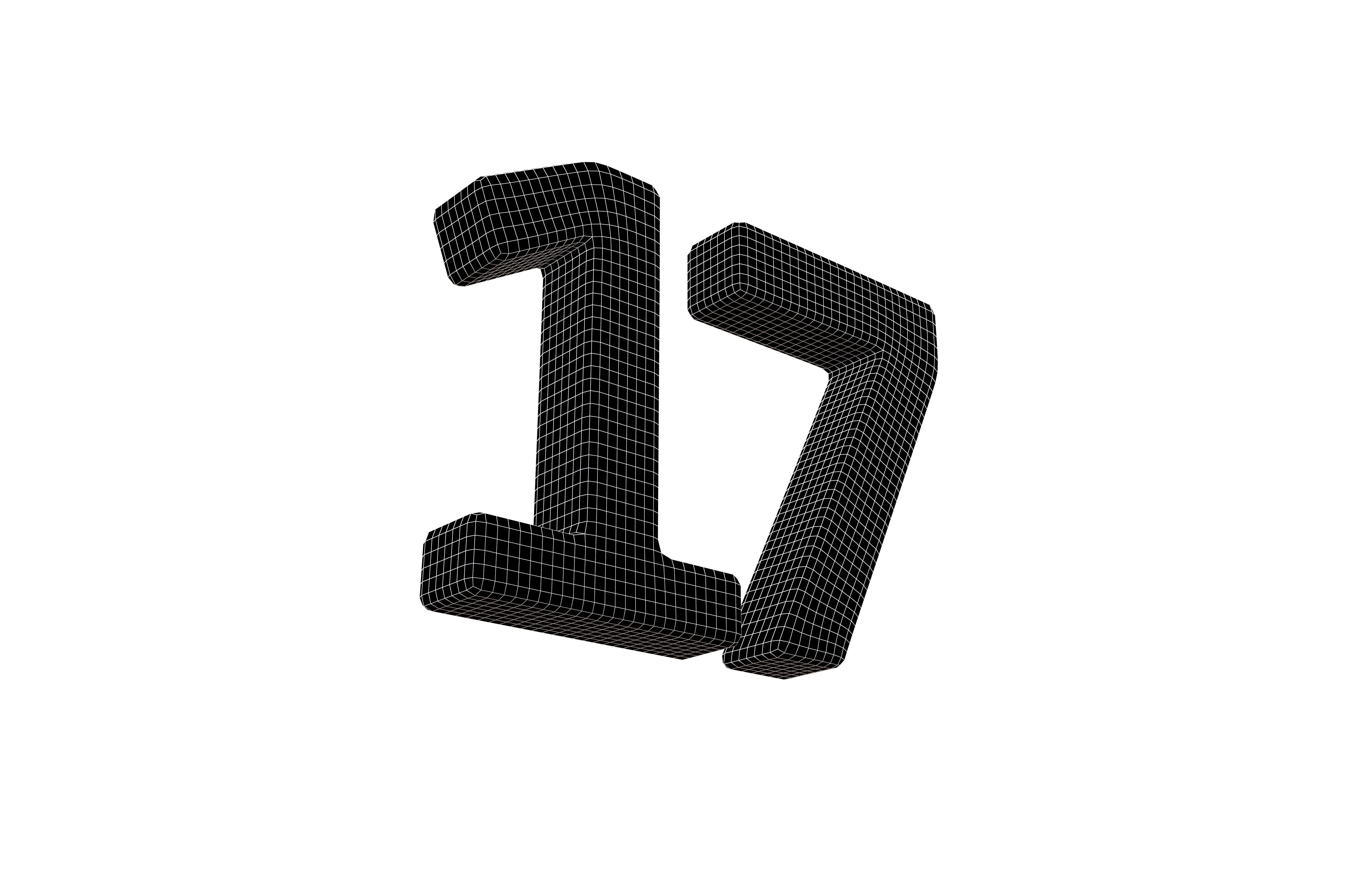 Grass Date Number 17 v2 001 Low-poly 3D model_5