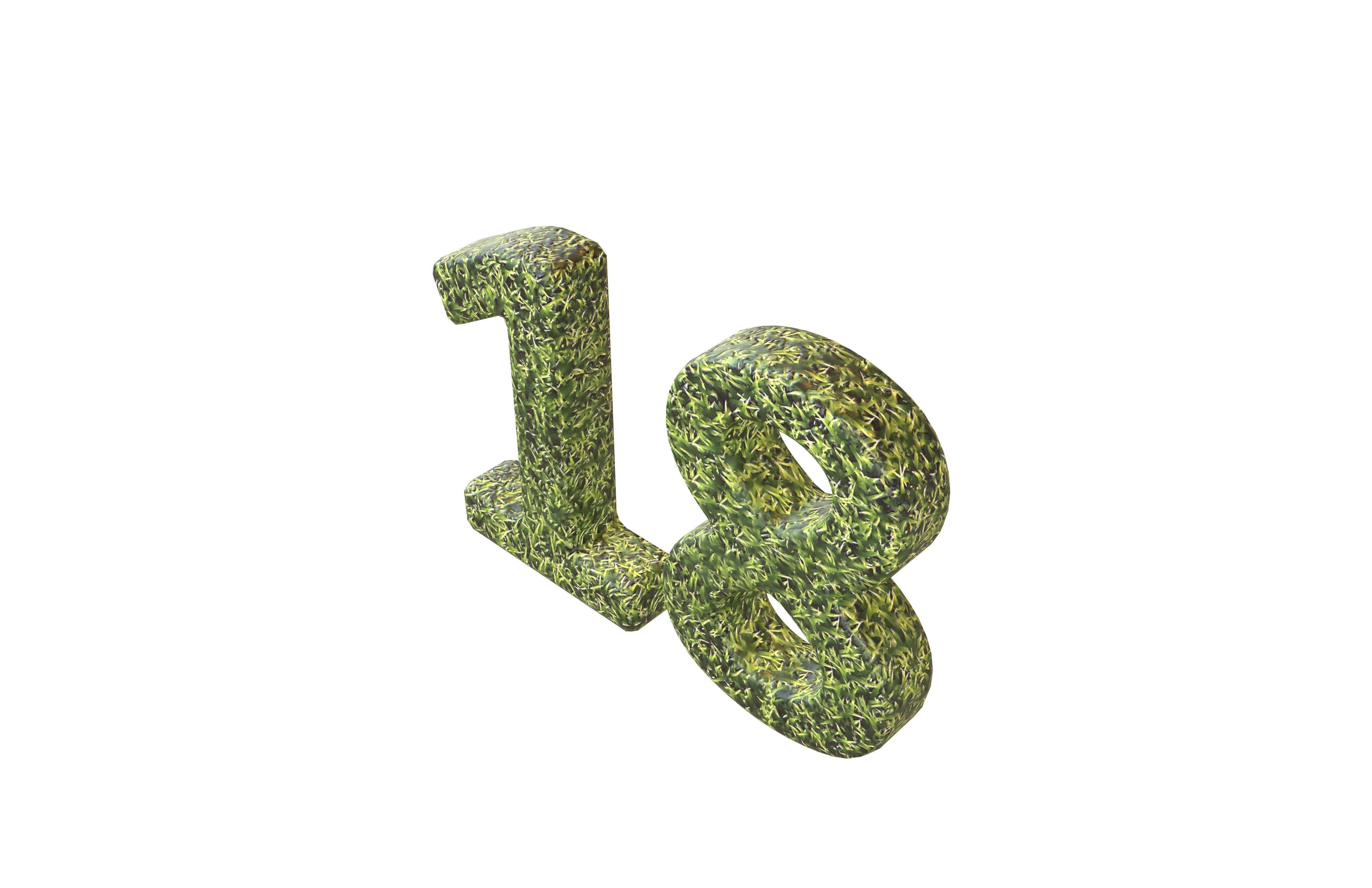 Grass Date Number 18 v2 001 Low-poly 3D model_3
