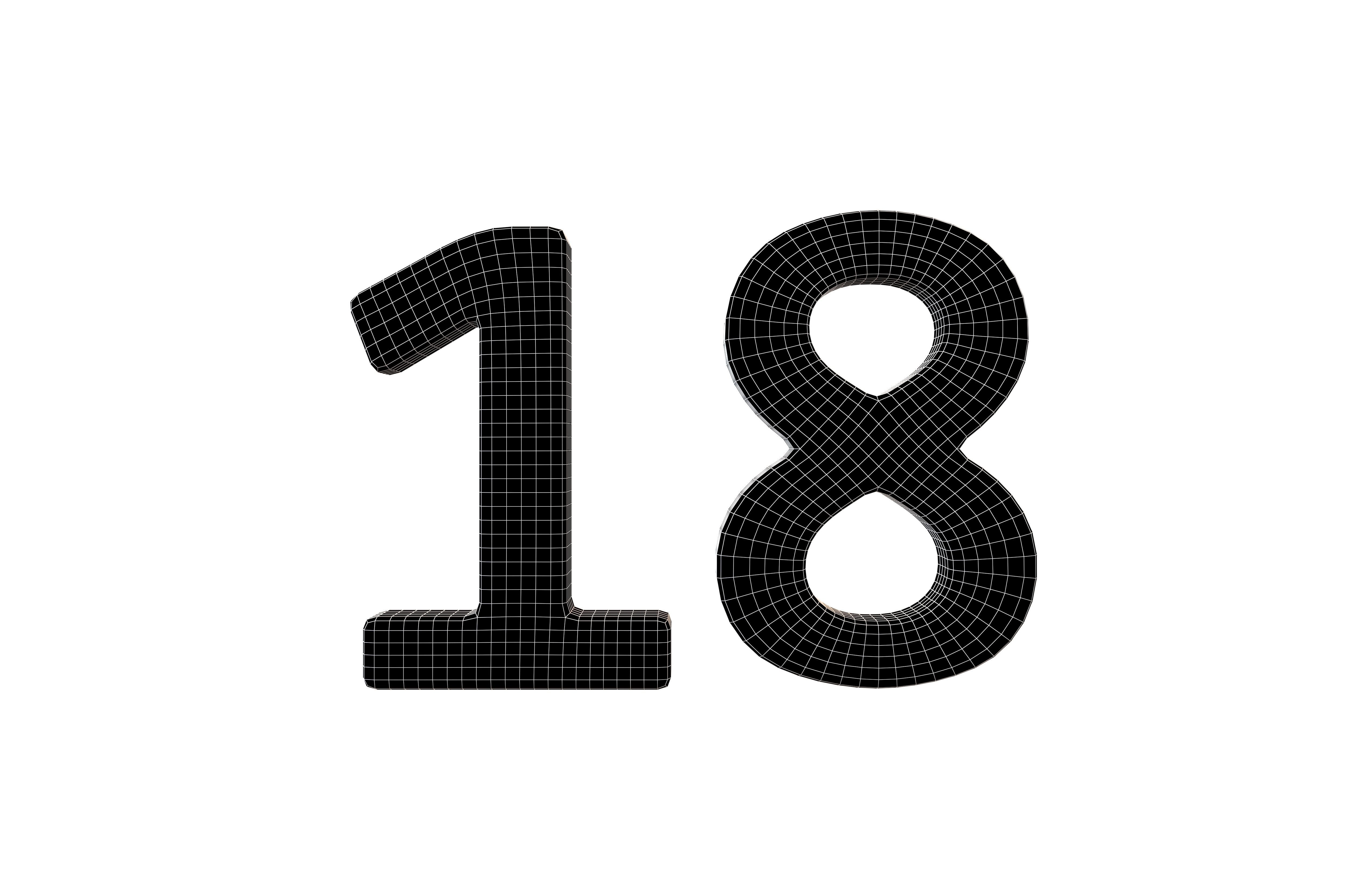 Grass Date Number 18 v2 001 Low-poly 3D model_5