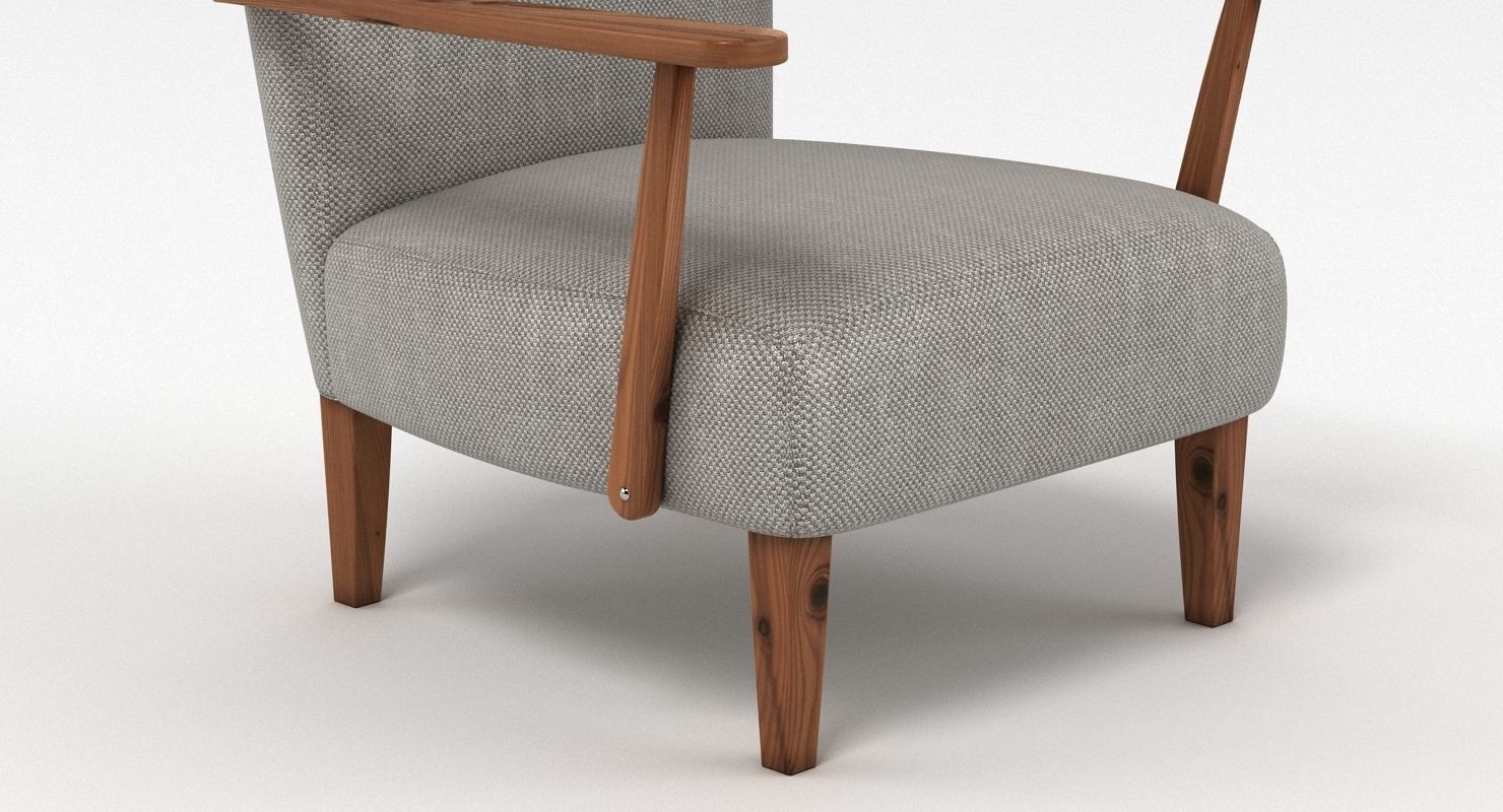 Armchair 004 3D model_1