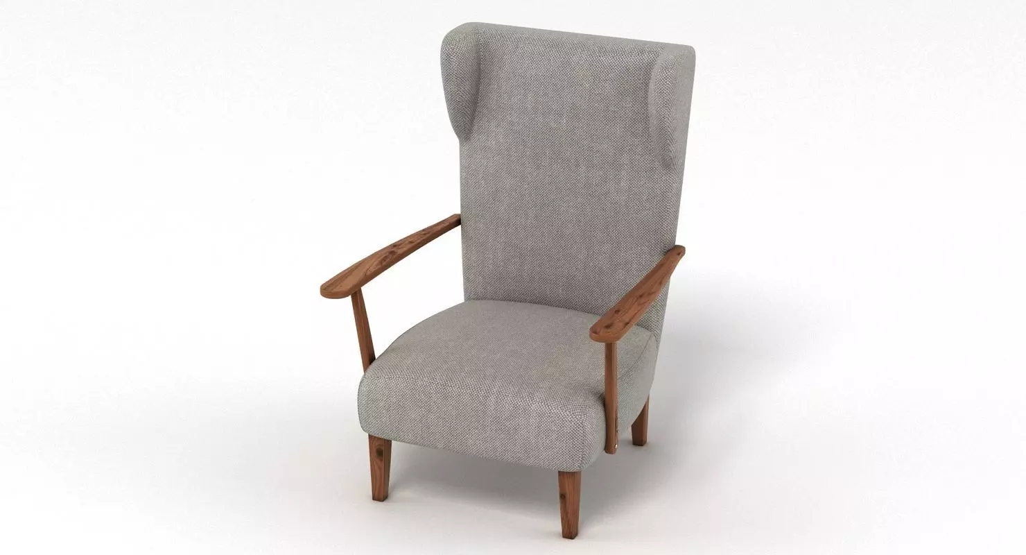 Armchair 004 3D model_0