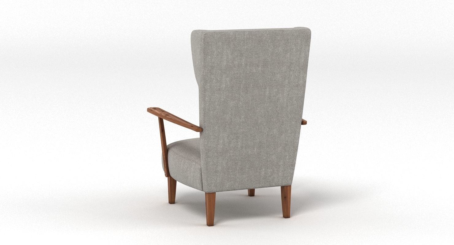 Armchair 004 3D model_5