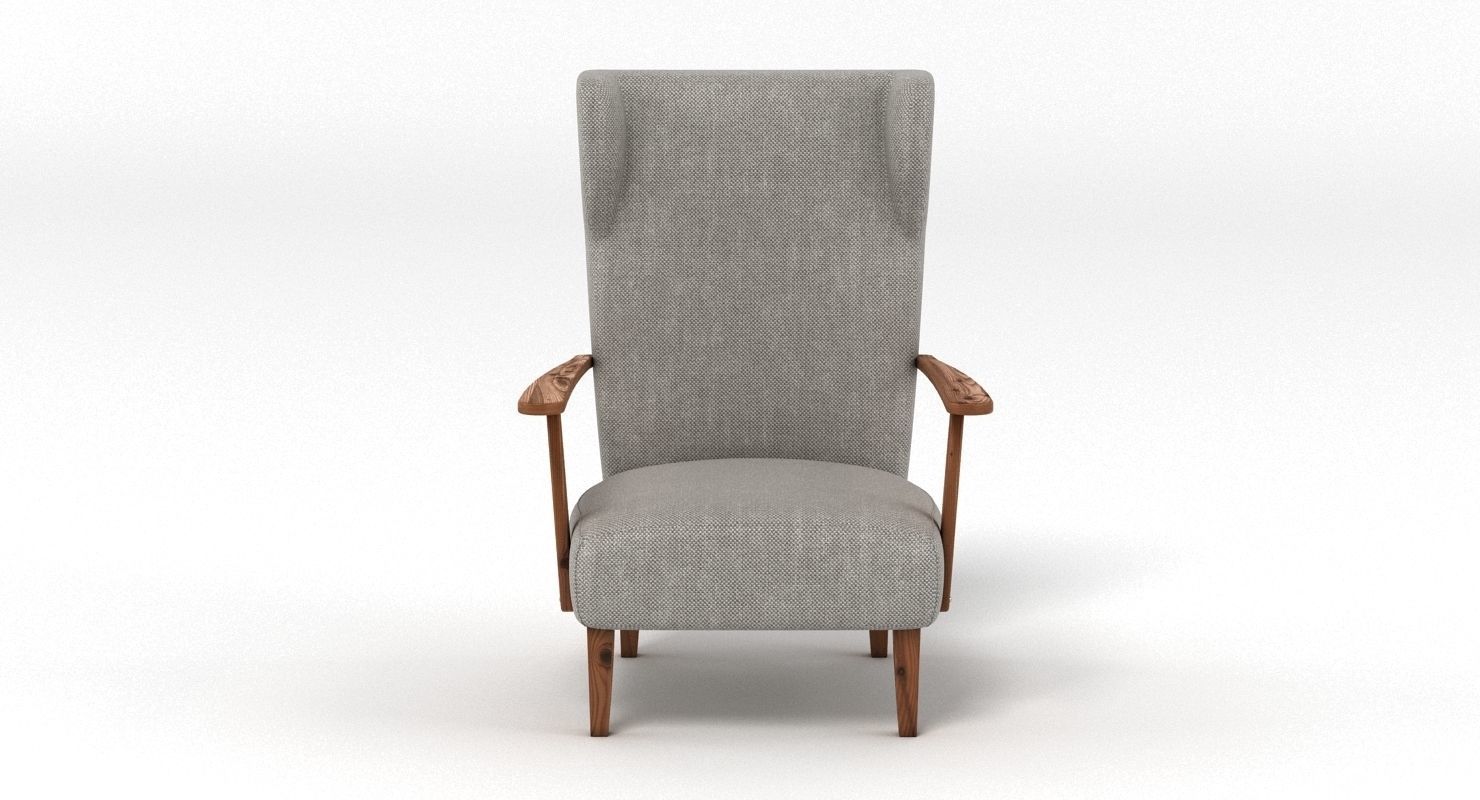 Armchair 004 3D model_4