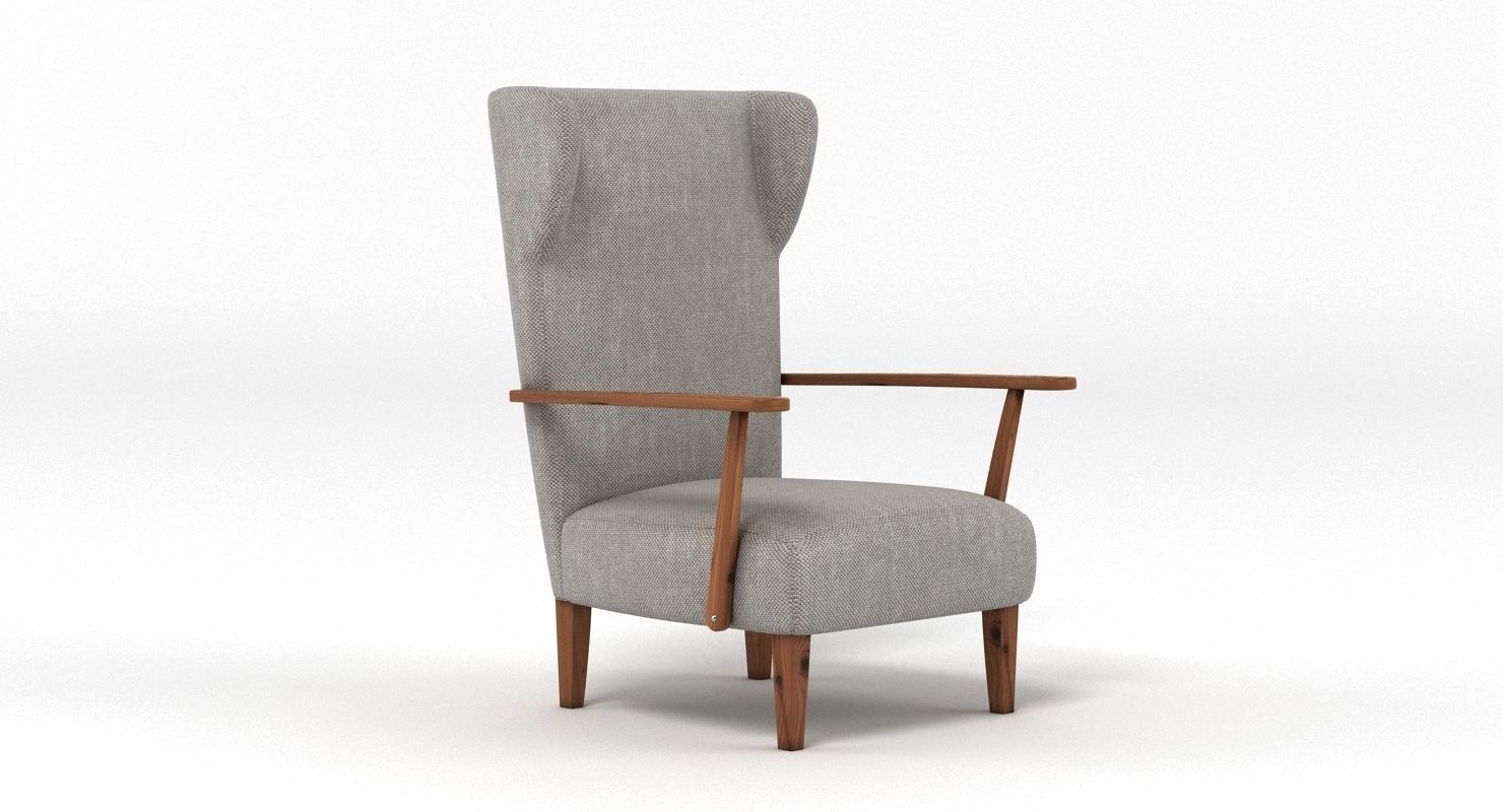 Armchair 004 3D model_6