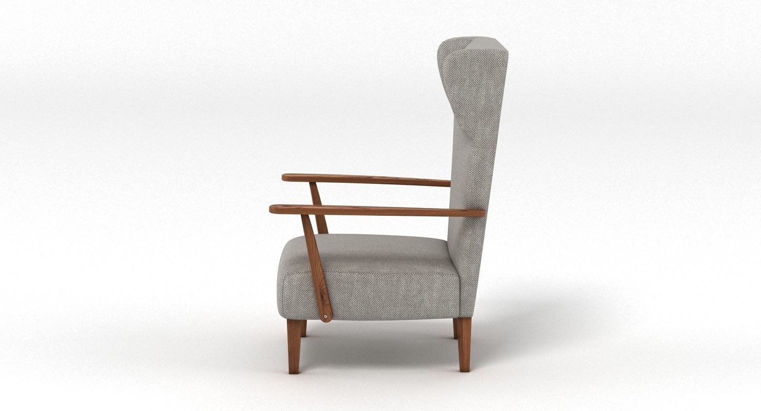 Armchair 004 3D model_3