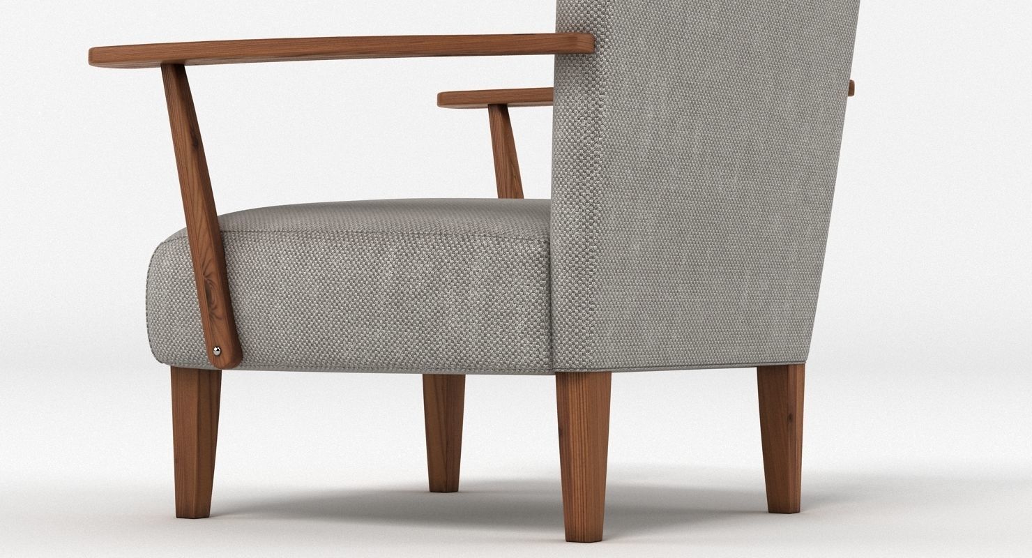 Armchair 004 3D model_2