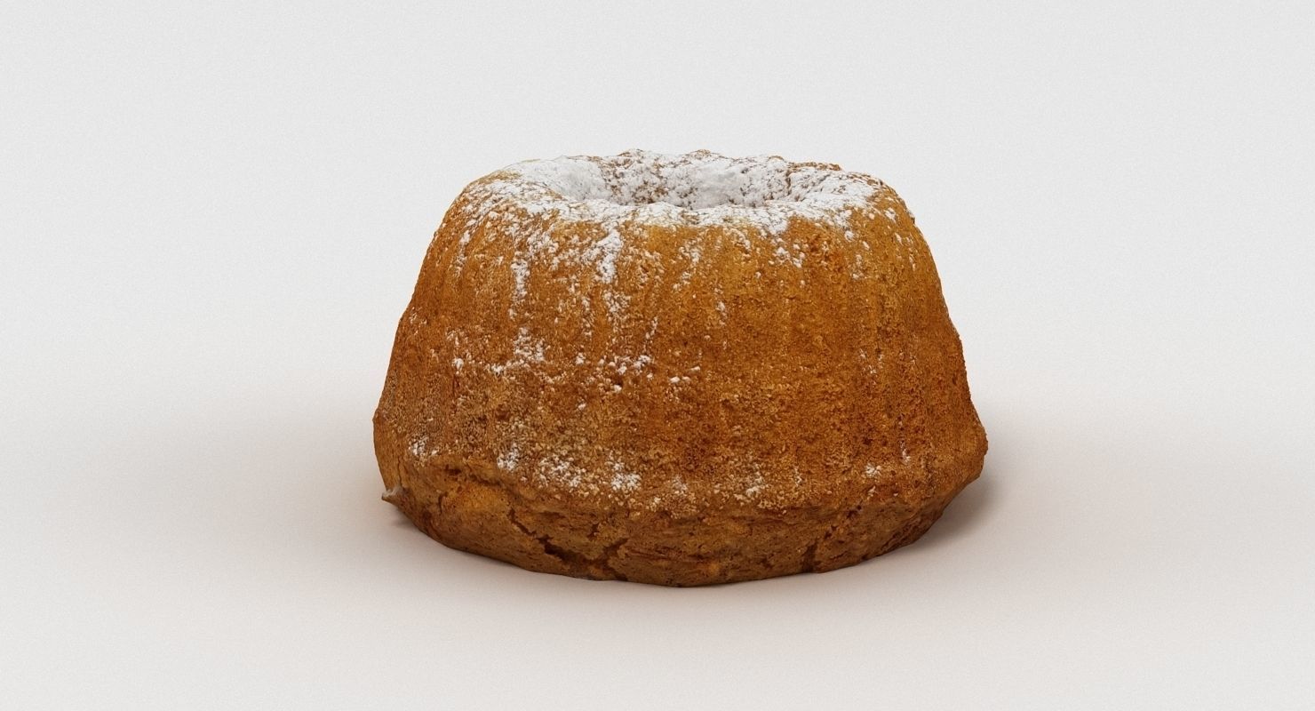 Guglhupf Cake 001 3D model_5