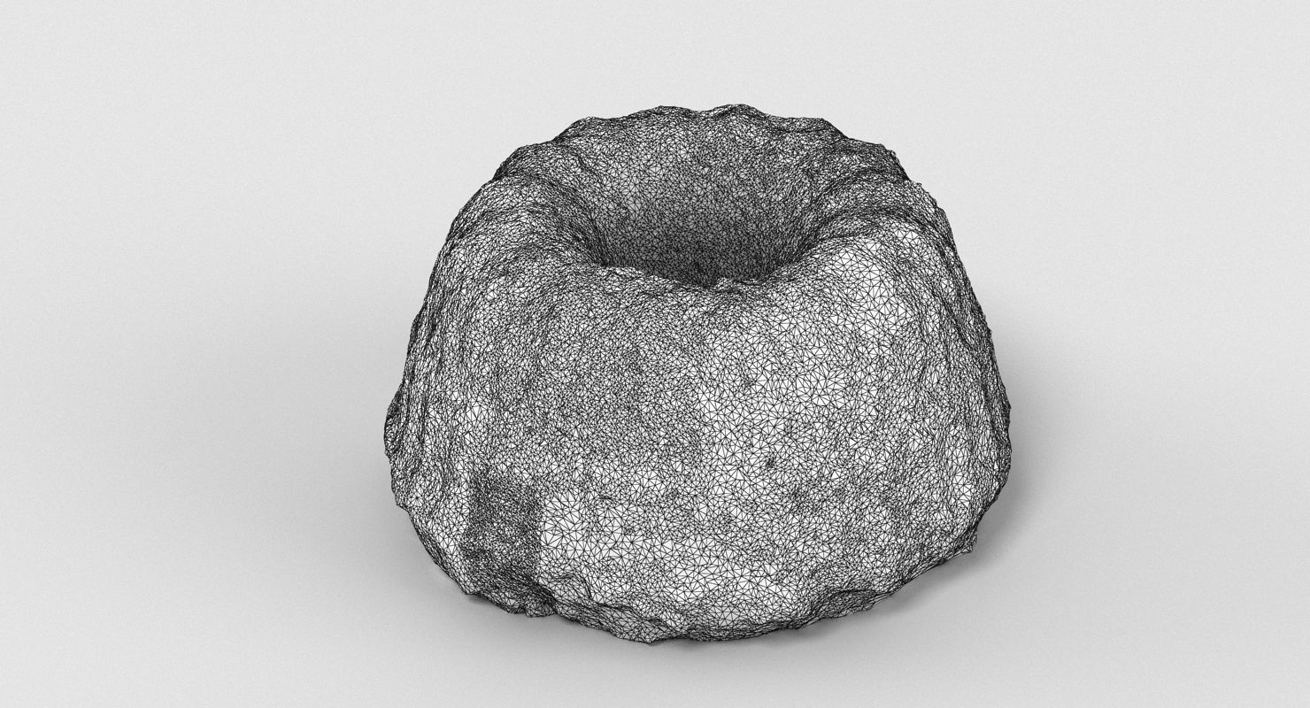 Guglhupf Cake 001 3D model_6